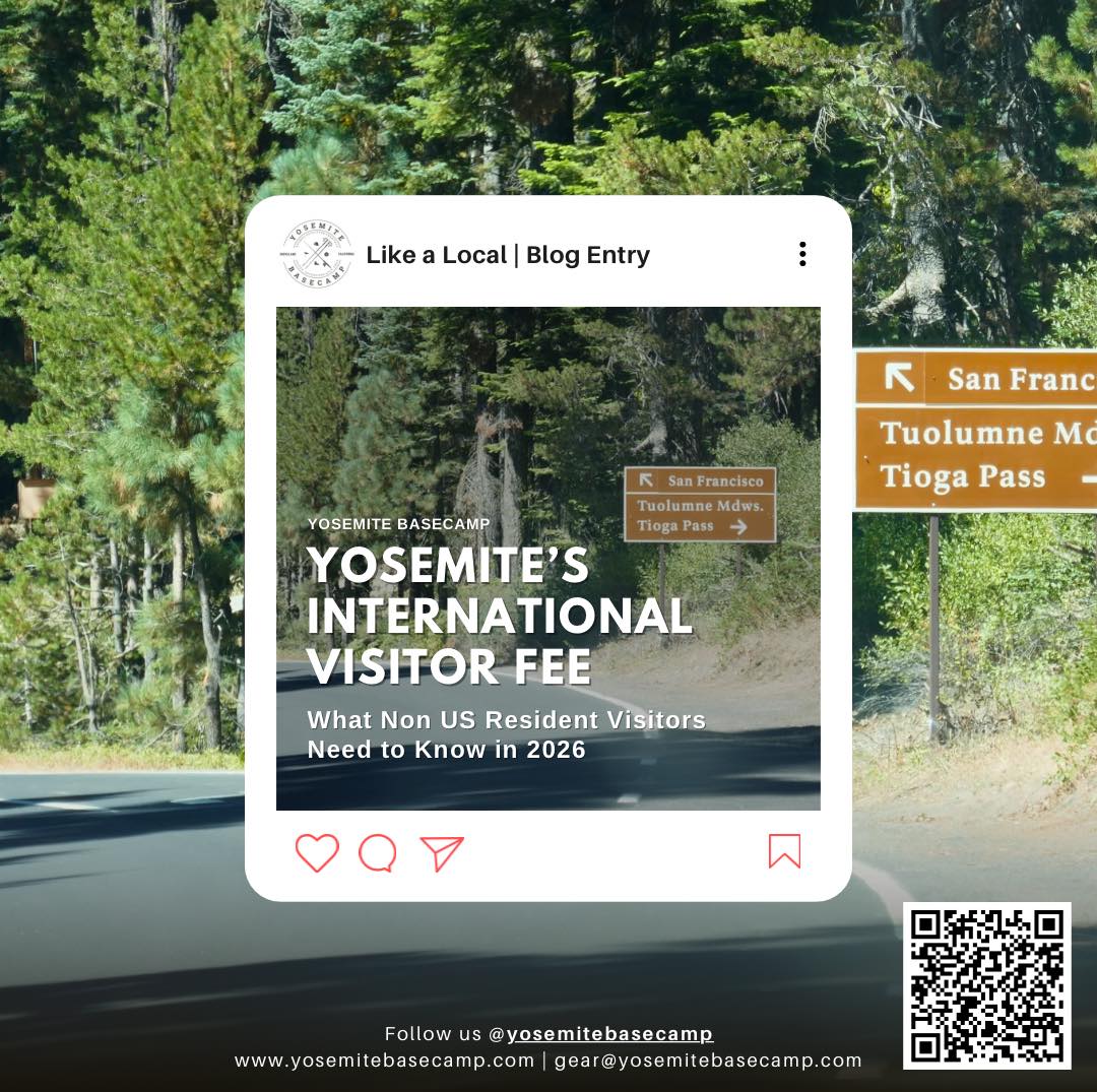 ⚠️ New Yosemite fee for international visitors
You have heard that travelers from outside the U.S. may pay an extra $100 per person to enter Yosemite National Park.
BUT there are a few little-known ways visitors may avoid paying more than necessary.
We broke it all down in a quick guide, including tips for:
✔ Cheaper entrance options
✔ transit options
✔ annual passes
✔ exploring the Sierra beyond Yosemite
🔗 Read the guide or stop by the Yosemite Basecamp Visitor Center for more information!
https://www.yosemitebasecamp.com/post/yosemite-international-visitor-fee
#traveltips #nationalparks #morethanaflyshop #VisitTuolumneCounty #shopsmall #YosemiteBasecamp #Yosemite #VisitGrovelandCA