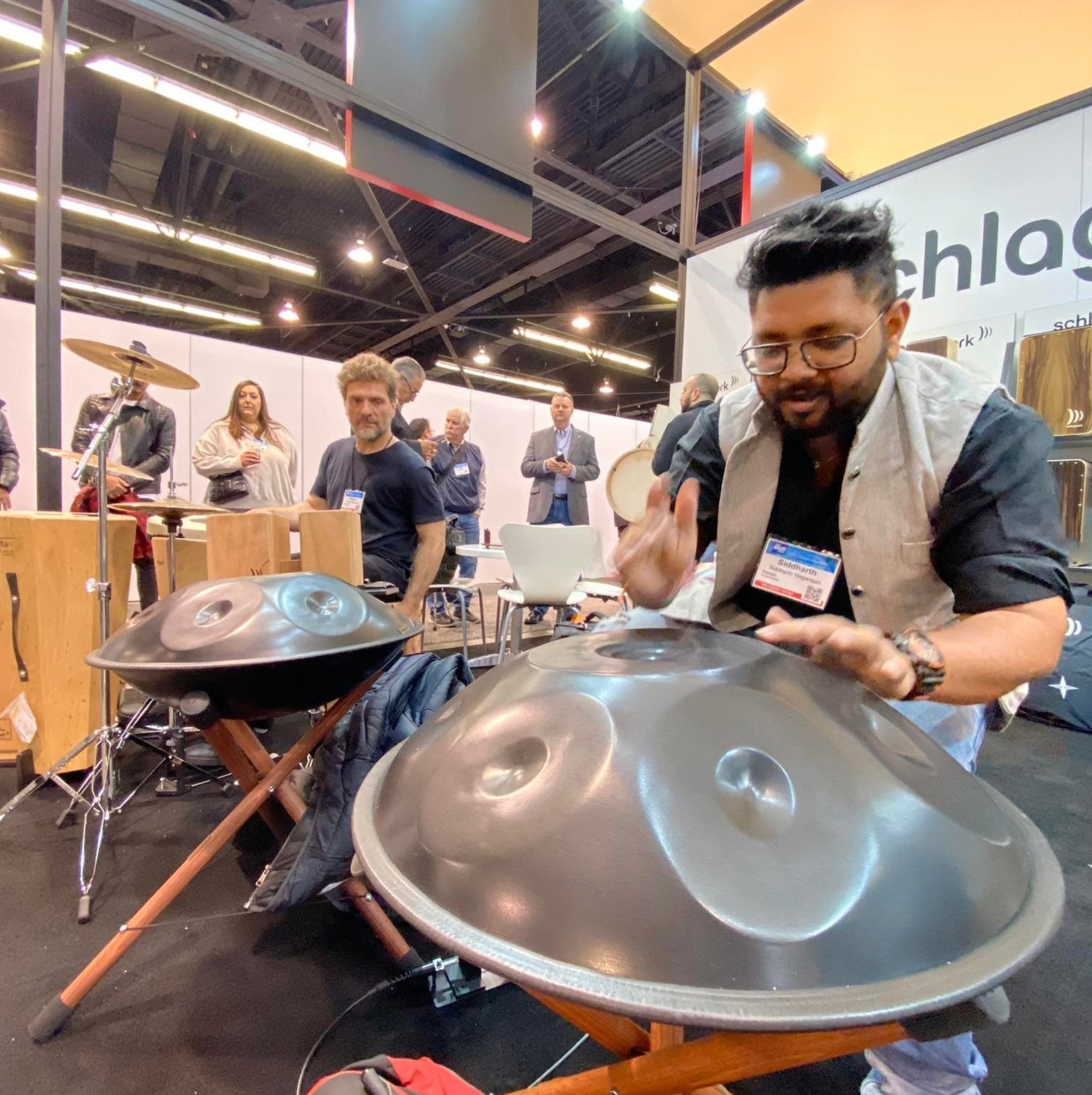 Stellar resonance—Harmonic Art handpan. ⭐🎵 #PulseOfTheUniverse #HarmonicArt