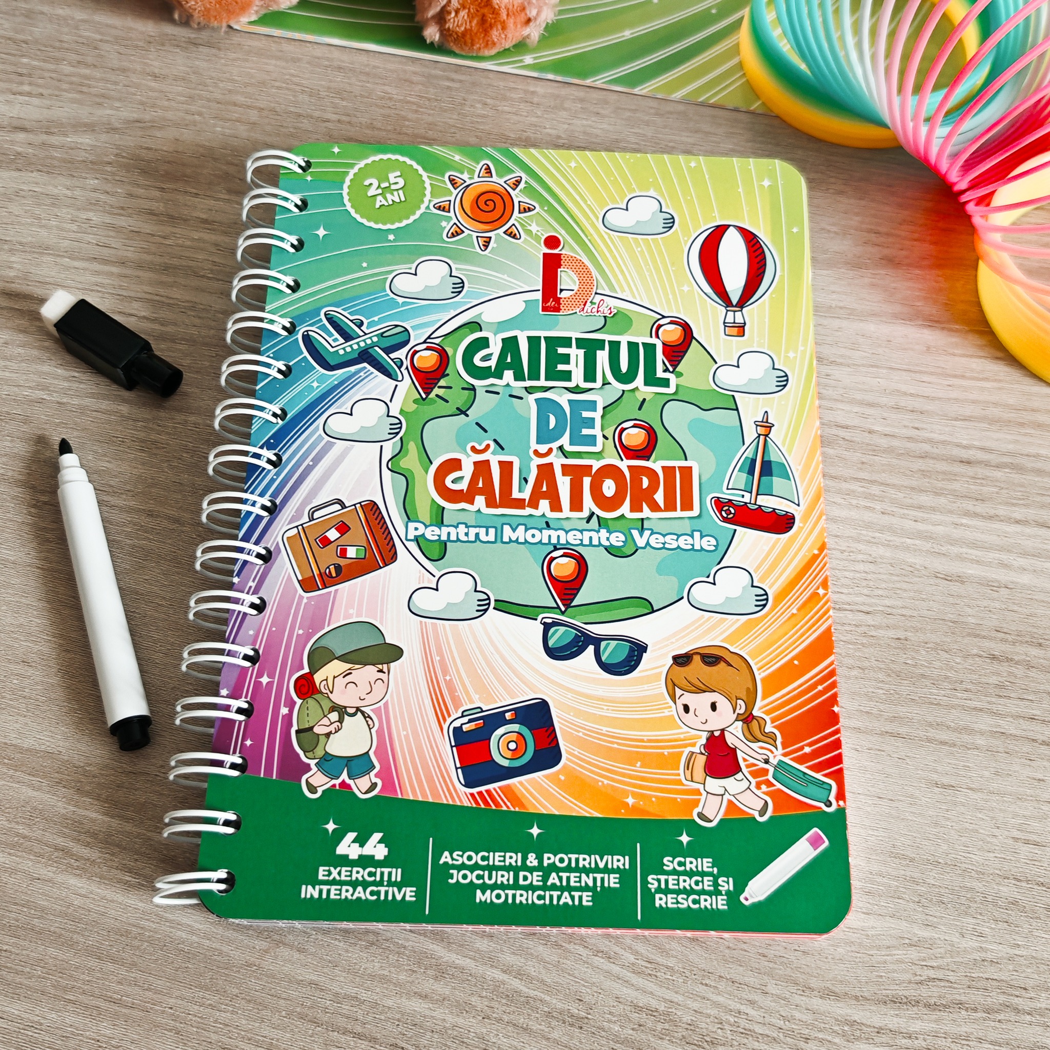 ✈️❤️ Dacă urmează drumuri, vizite sau pur și simplu ieșiri mai lungi, Caietul de CĂLĂTORII pentru Momente Vesele (2–5 ani) este foarte potrivit 🙂
Are pagini laminate, refolosibile (scrie-șterge-rescrie) și 44 de exerciții:
🧩 Potriviri și șiruri logice
👀 Găsește diferențele și detalii ascunse
🌀 Labirinturi
✏️ Trasare și dot-to-dot
🔢 Numărare
Îți rămâne în geantă și îl scoți când ai nevoie! 💙🖍️
💚 59 lei | Format A5 🚚 Transport gratuit peste 229 lei
Link în bio! 👆
#ideicudichis #caietdecalatorii #calatoriecucopii #activitatipentrudrum #roadtrip