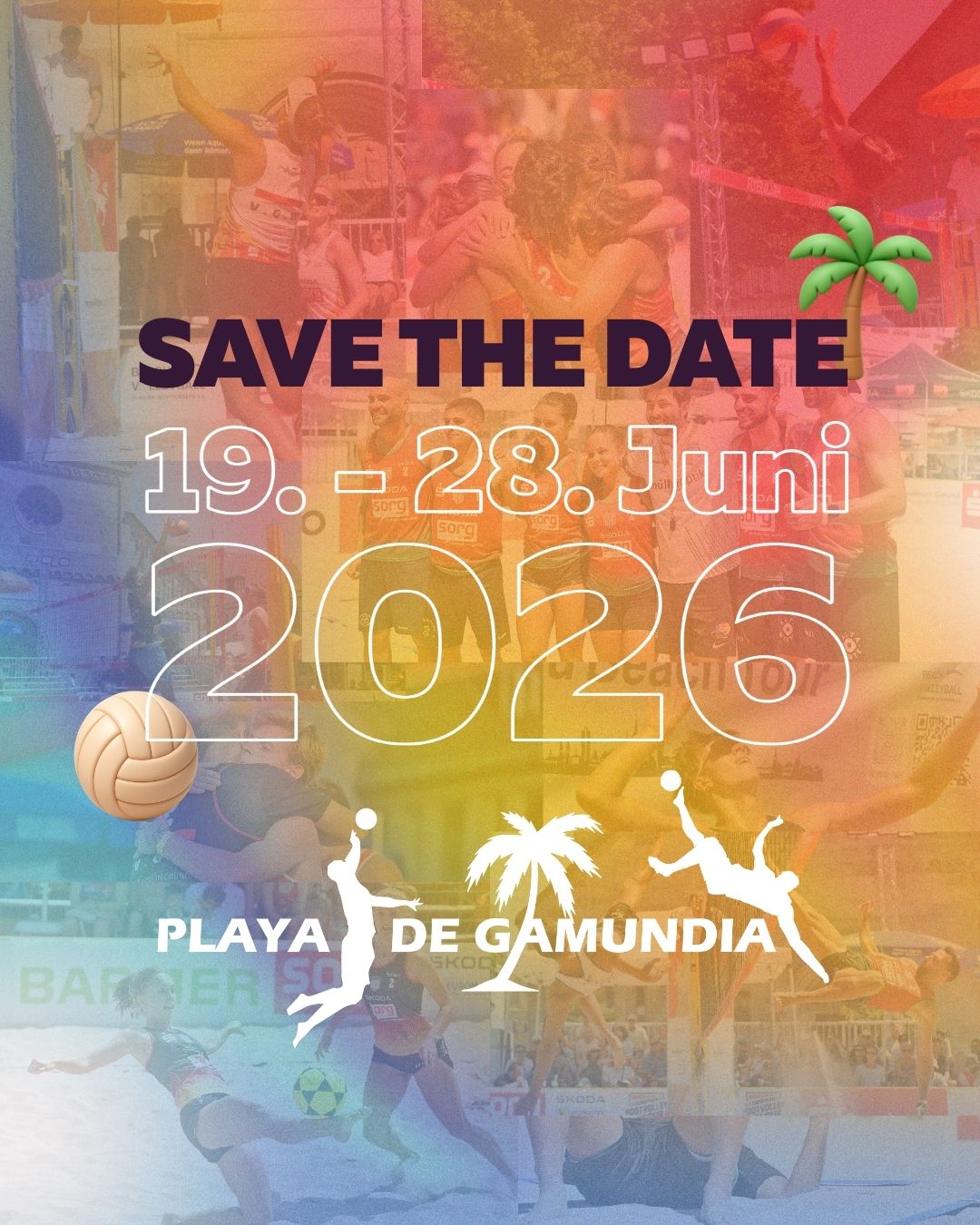 🌴 SAVE THE DATE 🌴
Die Playa de Gamundia ist zurück! 🏐☀️
Vom 19.–28. Juni verwandelt sich Schwäbisch Gmünd wieder in eine Bühne für spannende Footvolley- und Beachvolleyball-Matches.
Freut euch auf sportliche Highlights, Sommerfeeling und eine einzigartige Atmosphäre mitten in der Stadt.
📍 Schwäbisch Gmünd
📅 19.–28. Juni
Markiert euch das Datum im Kalender – weitere Infos folgen!
#playadegamundia #beachvolleyball #footvolley #schwaebischgmuend #savethedate #beachsports #sommerfeeling