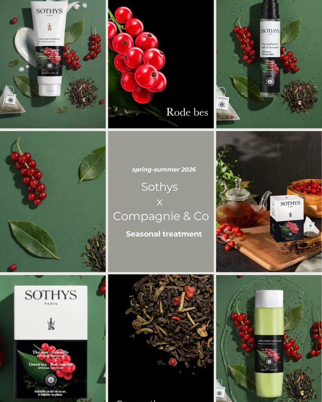 De nieuwe seizoensbehandeling is binnen!
Een heerlijk ontspannende en vitaliserende behandeling met de extracten van groene thee en rode bes!!
Vanaf vandaag te boeken op:
www.schoonheidssalonwilmameins.nl