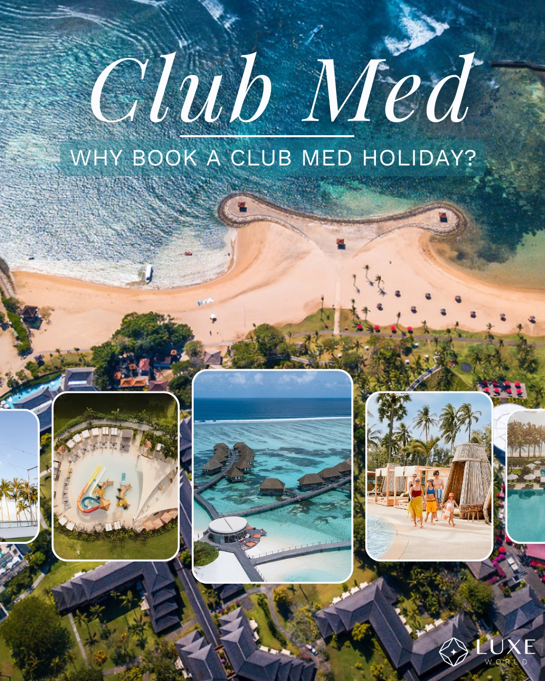 In need of a family holiday where everything is taken care of? Say hello to Club Med and their Early Bird Sale 😍
Club Med is your seamless, stress free family escape, with resorts in incredible destinations around the world 🌏
Every stay includes gourmet dining, premium drinks, endless activities for all ages, and kids clubs from 0–17. Parents can unwind, kids can explore, and grandparents can make the most of their time away — giving every generation the holiday they want 🙌
All that’s left to do? Book a Club Med holiday with Luxeworld and relax ⛱
#ClubMed #AllInclusiveTravel #FamilyHolidays #LuxuryTravel #TravelWithKids