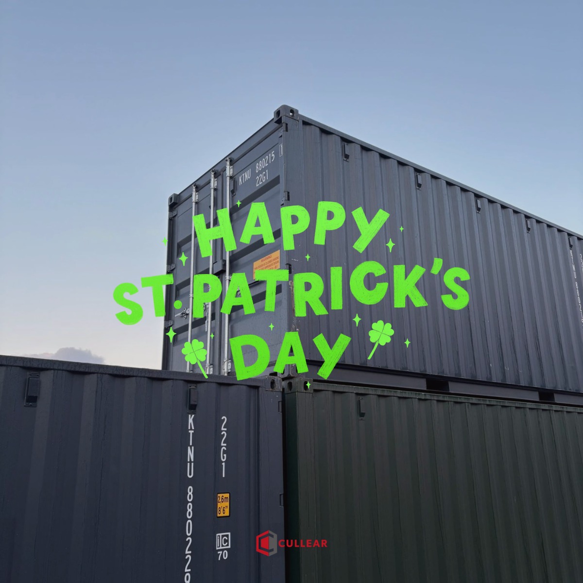 ๐ Happy St. Patrickโs Day!
Wishing all our customers, clients, and partners a great day.
#StPatricksDay #Cullear