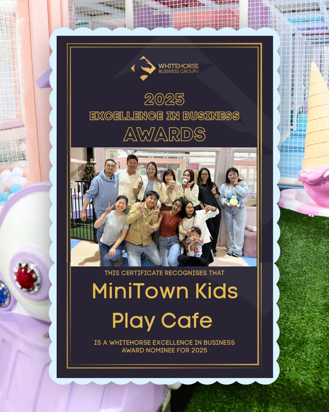 Built for little imaginations, big celebrations, and coffee breaks in between ☕🏡💛
Minitown Kids is officially a FINALIST in the 2025 Whitehorse Excellence in Business Awards! 🏆✨
From birthday parties to everyday playdates, we’re so grateful to be part of your little moments and big milestones.
To our amazing families, community, and the team behind it all, thank you for growing Minitown with us. This milestone is just as much yours 🤍
#minitownkids #whitehorsebusinessawards #indoorplayground #playcentre