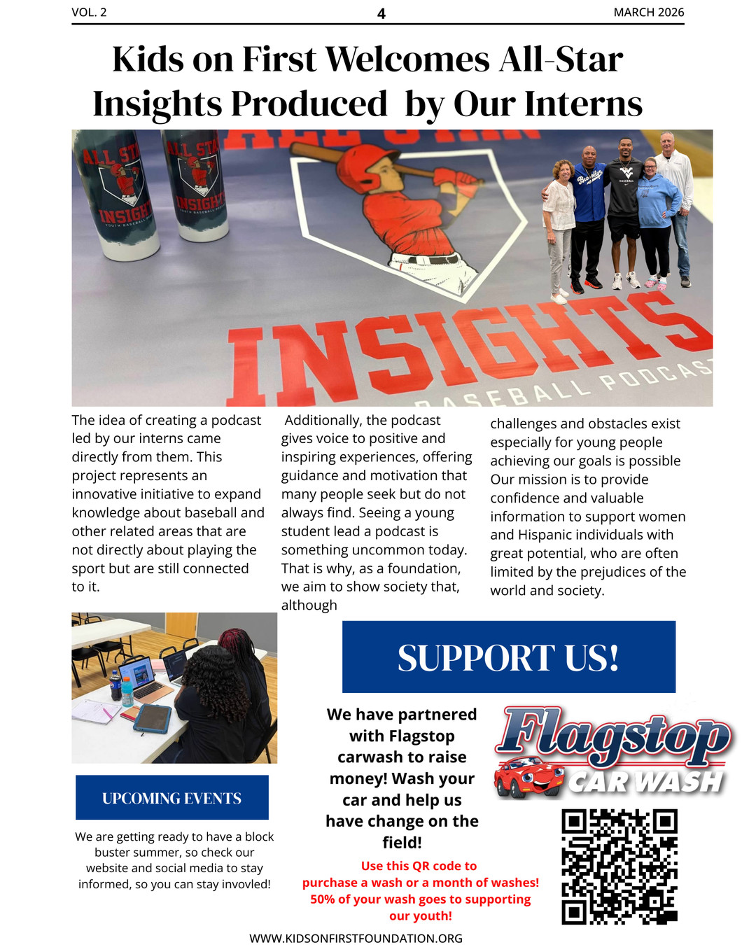 March Madness - But Make it Baseball!
✨ Our latest newsletter is here! ✨
Packed with updates, stories, and ways we’re making an impact in the community, you won’t want to miss this one. 📰💛
Don’t forget to subscribe so you’re always in the loop! Link in bio. 🔗
#KidsOnFirst #CommunityImpact #NewsletterOutNow #StayConnected