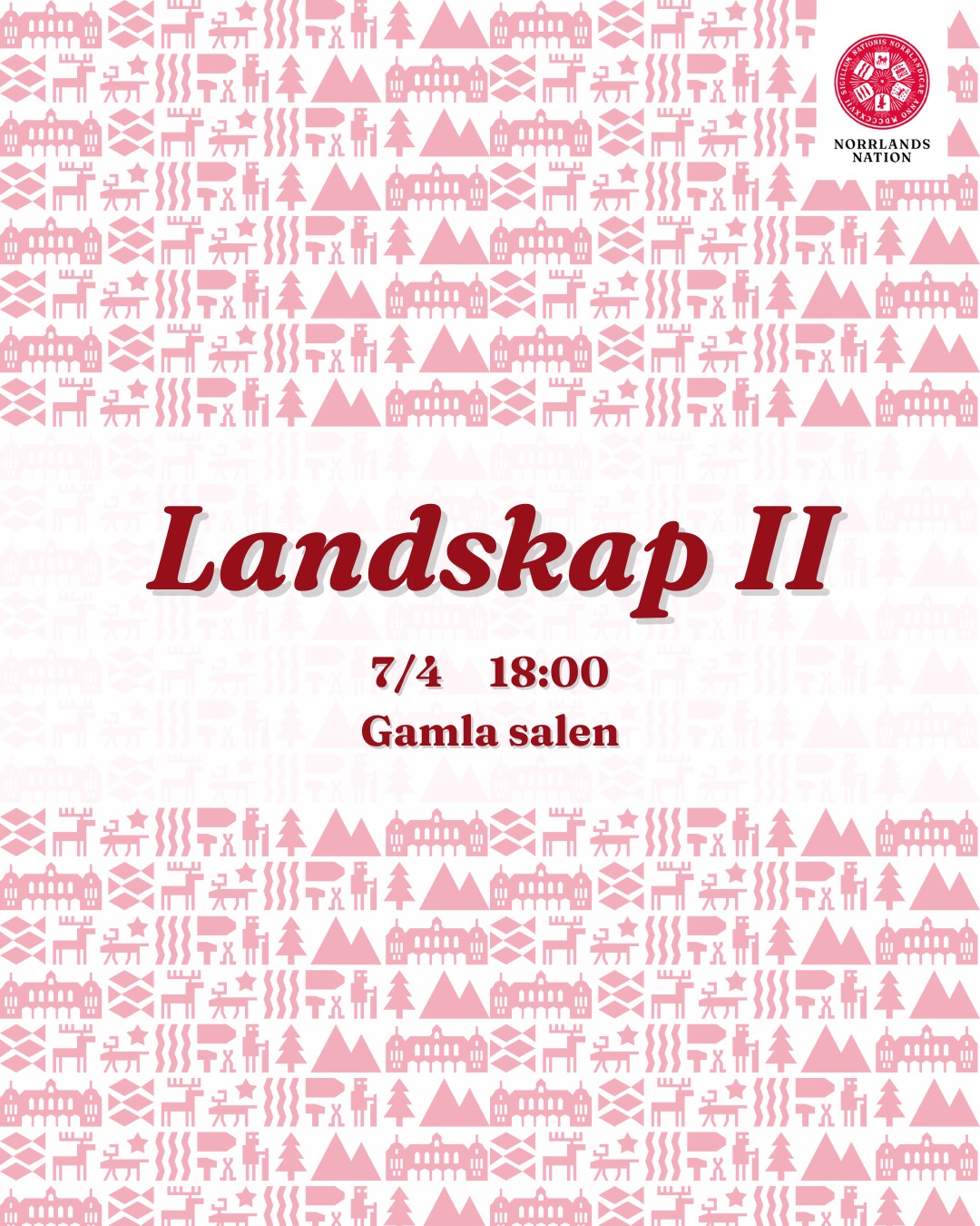 Ärade norrlänningar,
härmed kallas ni till vårterminens andra lagtima Landskap som kommer äga rum den 7/4 klockan 18:00 i Gamla salen på Norrlands nation. Landskapet är nationens högsta beslutande organ och där får du som medlem en möjlighet att vara med och påverka nationen samt framföra dina åsikter.
Valäranden för Landskapet hittar du på slides ovan och i Facewbook-eventet.
Sista ansökningsdag för att söka poster inför landskapet är 29/3 klockan 12.00 (dagtid). Ansökan skickas till Förste kurator på 1q@nn.se.
Om du inte har möjlighet att närvara finns möjligheten att förtidsrösta på Kuratorsexpeditionen. Det går att förtidsrösta fram till den 7/4 klockan 15:00. Glöm inte att ta med nationskort och legitimation om du önskar att förtidsrösta! Vid eventuella frågor kring röstningsförfarandet kan du höra av dig till Förste kurator på 1q@nn.se.
Handlingar inför landskapet kommer att finnas tillgängliga på nationens webbplats.
Vill du söka en post? Du finner information om de vakanta posterna på vår hemsida.
Glöm inte att ta med nationskort och legitimation ifall du önskar att rösta under Landskapet.
Landsmannahälsningar,
Förste kurator
Nir Teyar
___
Dear members of Norrlands nation,
We welcome you to the second Landskap of the semester. It will take place on April 7th at 18:00 in the Old hall (Gamla salen). The Landskap is the nation’s highest decision-making power. Please note that this event will be held in Swedish.
You can find the election topics of the Landskap on the next slide and in the Facebook event.
The applications are due on March 29th at 12 pm. The application is sent to the First curator at 1q@nn.se.
If you are unable to attend, you may vote in advance at the Curator’s office (Kuratorsexpeditionen). The deadline for advance voting is 7/4 at 15:00. Your nation card and ID are required for the advance voting. If you have any questions concerning voting, please contact the First curator (1q@nn.se).
Documents will be available at the nation's website.
You may also find information about the vacant posts at the nation's website.
Don't forget to bring your nation card and ID to vote.
Landsmannahälsningar,
First curator
Nir Teyar