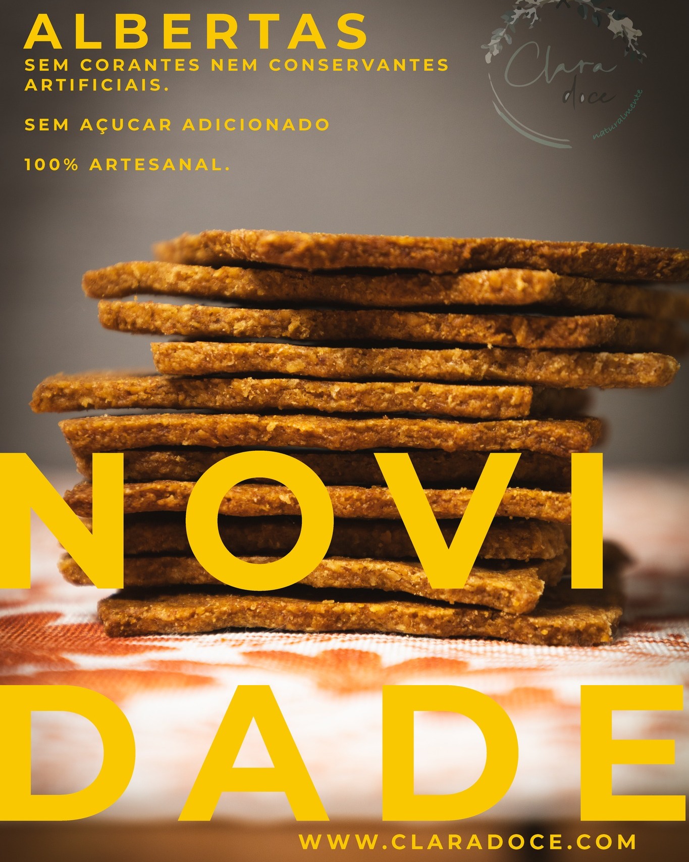 O sabor que lembra casa, o cheiro da canela acabada de sair do forno. 🍪✨
As nossas Bolachas Albertas, sem açúcar e com um toque delicioso de canela, estão quase a chegar.
Feitas com carinho, pensadas para quem gosta de sabores simples, naturais e cheios de memória.
Brevemente na nossa loja.
#bolachasartesanais
#novidade
#embrevenaLoja
#semaçucar
#canela
#snacksaudavel
#docesar tesanais
#feitoComCarinho
#saboresnaturais
#brevemente