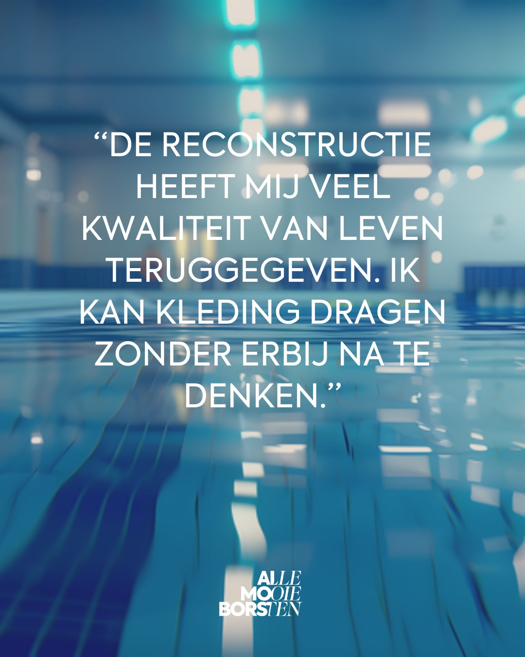 Het gebied met kwaadaardige cellen was wel 10 centimeter en zat dicht onder de huid. Ze hebben dus een groot stuk weefsel verwijderd. Ik kreeg een prothese die ik in mijn beha kon dragen. En ook in mijn badpak: heel fijn, want ik zwem twee keer per week.
Lees het hele verhaal op onze blog.
https://www.allemooieborsten.nl/post/kiezen-voor-reconstructie-met-eigen-weefsel
🧡
#allemooieborsten #borstkanker #keuzevrijheid #borstreconstructie #lumbarflap