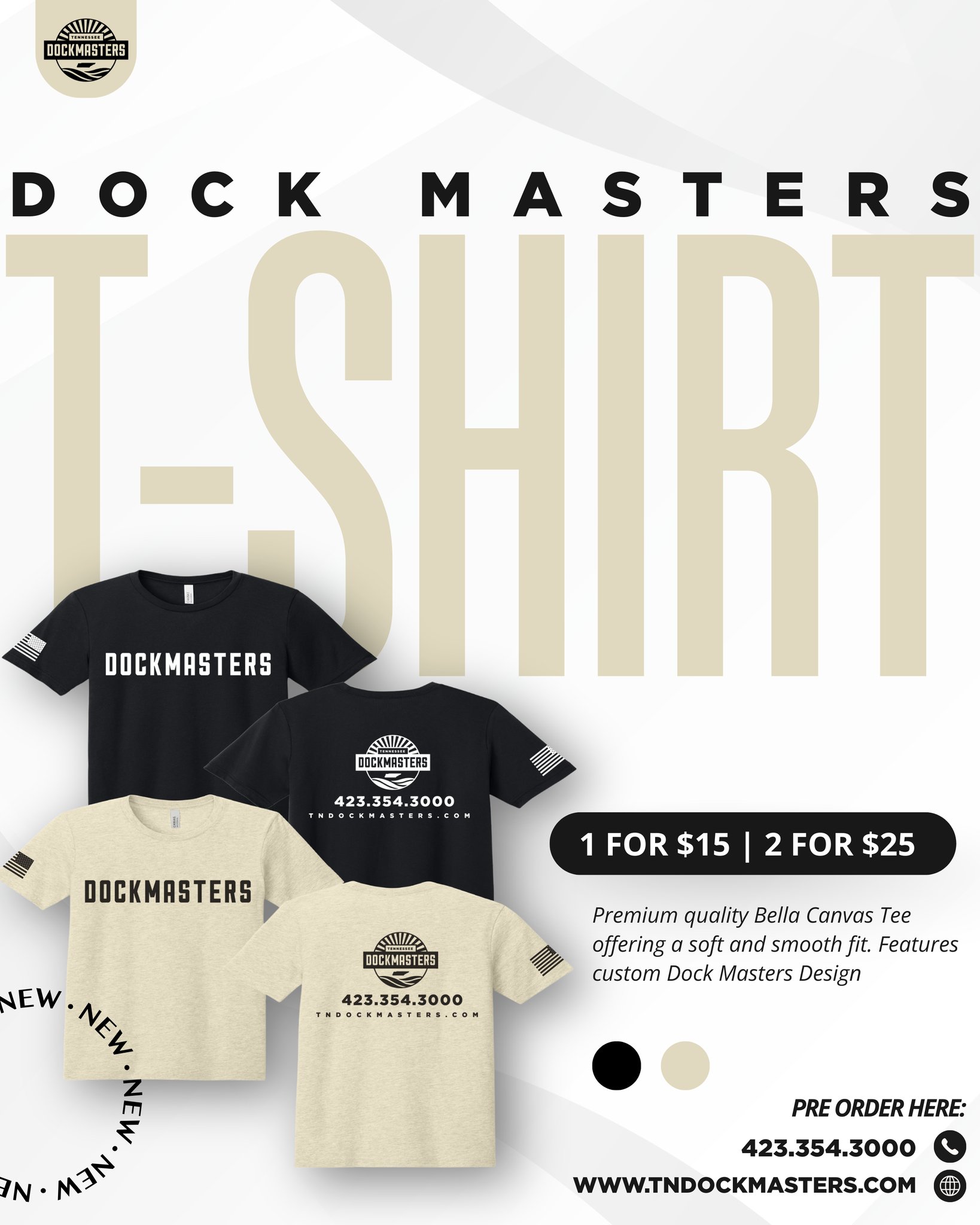 WHO WANTS A T-SHIRT?! We are about to order these for our Dock Masters Team and we thought maybe our friends and family would wanna rep the brand too! These will be the softest and best feeling shirts you own. Comment below if you would want to purchase one or more of these or visit the link in our bio to pre order as well! You can also DM us your size to secure your shirt. Oh and don't tell my bosses but the first 3 people to comment will get one of these premium tees for FREE!!! #free #merch #friday