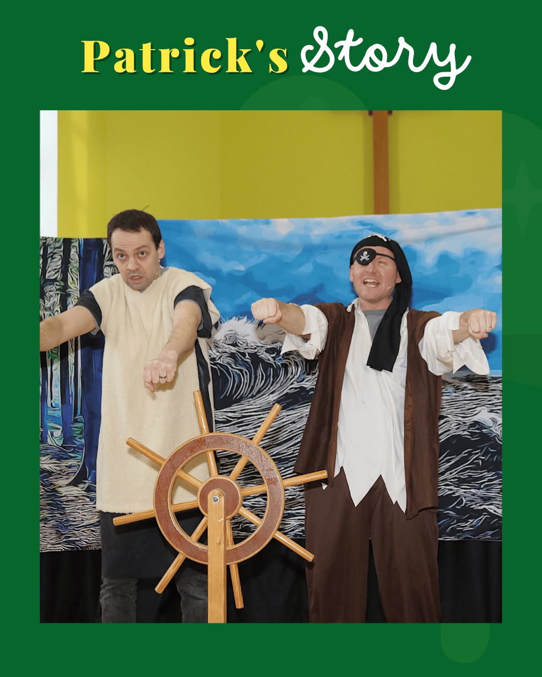 We loved having Play it by Ear drama along on 8th March to tell the story of St Patrick. It was a fun, lively and engaging afternoon which we really enjoyed.
@playitbyeardrama