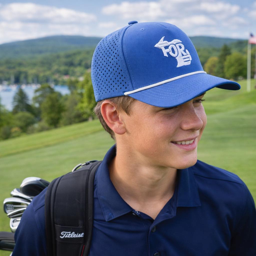 Introducing another new logo and hat drop!
Our FORE MI SnapBack rope hat.
Blue or green and very small batch available.
Get yours now while you can!
#hats #golf #michigan #snapback # #rope #golfer #snapbackhat