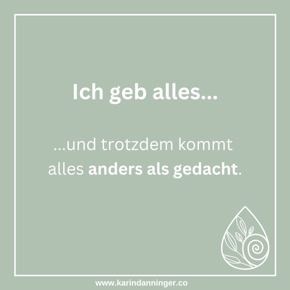 Du meinst es ja einfach nur gut.
Du willst, dass alles perfekt läuft.
Dass nichts untergeht.
Dass du dich auf dich selbst verlassen kannst.
Also planst du.
Denkst für alle mit.
Hältst alles zusammen.
Und ja – vieles funktioniert dadurch auch.
Aber vielleicht kennst du auch das:
Dass dich schon Kleinigkeiten aus der Bahn werfen.
Dass du schneller gereizt bist, als du es eigentlich sein willst.
Dass du innerlich kaum mehr zur Ruhe kommst.
Dieses Gefühl von Überforderung, das dich manchmal fast blockiert –
weil du alles „richtig“ machen willst, alles kontrollieren willst,
und trotzdem läuft nichts so, wie du es dir vorstellst.
Und genau da beginnt dieser leise Teufelskreis:
Du willst mehr Kontrolle, um wieder Ruhe zu spüren.
Aber je mehr du kontrollierst, desto mehr Spannung entsteht.
Du gibst weniger ab, weil „eh keiner es so macht wie du“.
Machst dadurch wieder mehr selbst.
Und fühlst dich noch überforderter.
Und irgendwo dazwischen… gehst du selbst verloren.
Nicht laut.
Eher still.
✨ Mini-Übung für heute:
Nimm dir eine kleine Sache, die du sonst kontrollierst – und gib sie bewusst ab.
Auch wenn es anders gemacht wird.
Auch wenn es nicht perfekt ist.
Und dann beobachte dich:
Fällt es dir schwer, zu vertrauen?
Darauf, dass es auch gut genug sein darf?
Nicht bewerten.
Nur wahrnehmen.
Das ist der erste Schritt raus aus diesem Muster.
Loslassen heißt nicht, dass dir alles egal ist.
Es heißt, dass du Schritt für Schritt lernst,
wieder mehr zu vertrauen.
💛
💬 Schreib „Ja“ in die Kommentare, wenn du dich hier wiedererkennst.
📩 Wenn du merkst, dass du da feststeckst: Melde dich gern bei mir. Gemeinsam schauen wir hin.
💾 Speichere den Beitrag, wenn du dich daran erinnern willst, im Kleinen loszulassen.
💛 Mit deinem Like zeigst du: Wir sind nicht allein – und vielleicht braucht heute jemand genau diesen Lichtblick.
#kontrolleloslassen #überforderung #stressreduktion #vertrauenlernen #perfektionismus #gelassenheitlernen #resilienz #mentalegesundheit #achtsamkeit #stressbewältigung #loslassenüben #innereruhe #selbstreflexion #burnoutprävention #bewusstleben #karindanninger #Linz