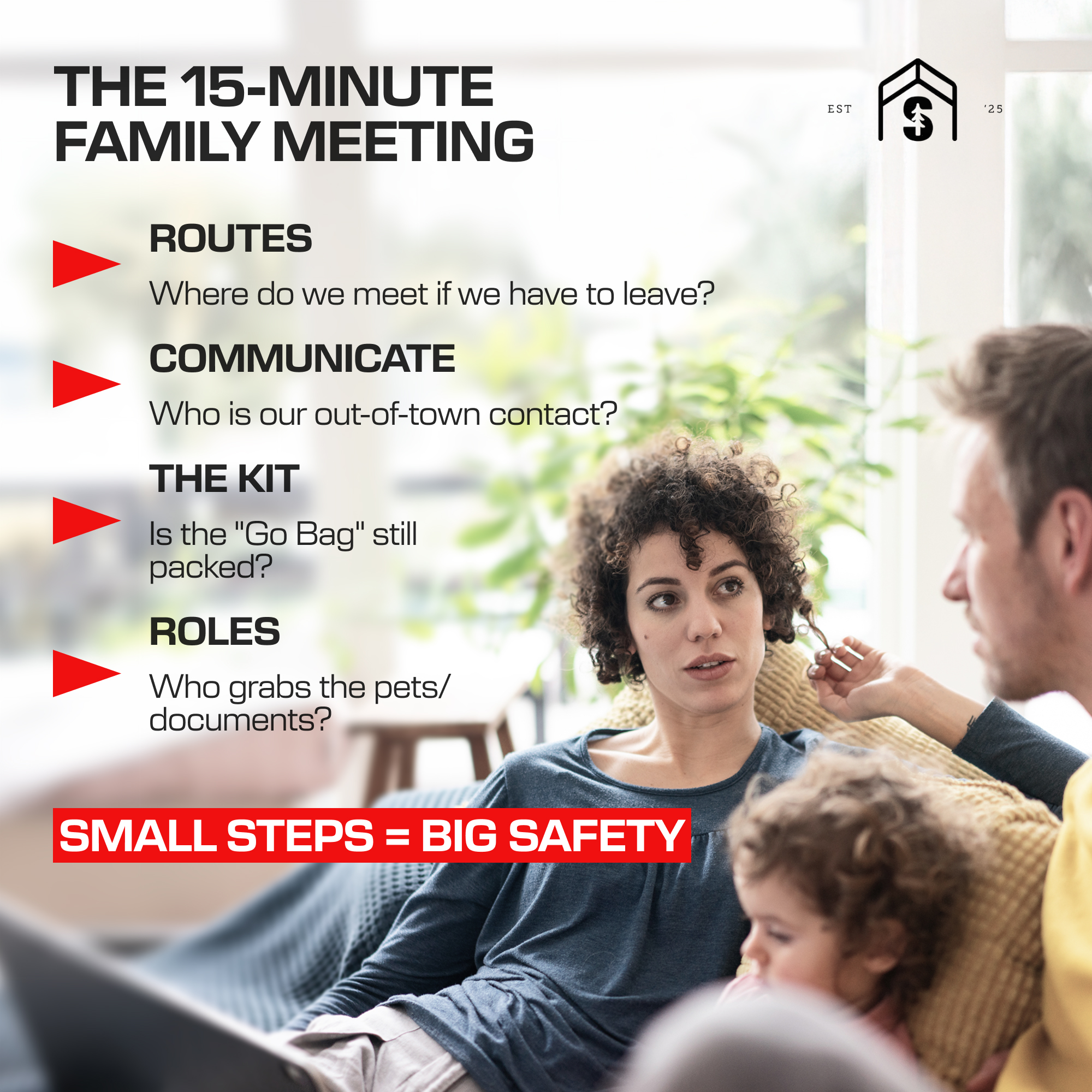 Preparedness doesn't have to be a chore! 🏃♀️ Set a timer for 15 minutes this weekend to get the whole house on the same page. Teamwork is the best survival tool.
Be Prepared, Not Panicked.
#TheSuburbanSurvivalist #SuburbanSurvivalist #FamilySafety #Preparedness #SafetyMeeting #LifeSkills #HomeSecurity #WeekendProject