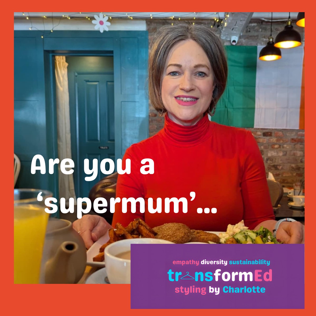 Are you a supermum or a super mum? Because I had a mother-and-daughter booking for colour analysis yesterday, I was treated a day early to lunch out by son number 2. I'd seen my elder son the weekend before and am the proud owner of a Scandinavian Kitchen "Bjorn and Bread" tote bag. Nathaniel's card had the words 'super mum' on it. I'm not any sort of superhero kind of mum, juggling many roles and doing things perfectly. What I am pretty super at though is being a mum, not because I'm special or do anything special. All it takes is love. And I have that in abundance.
Other super powers? I can tell you which colours suit you! And I'm also pretty good at making people feel comfortable and listened to.
#mybestcolours #personalstylisthull #colouranalysishull