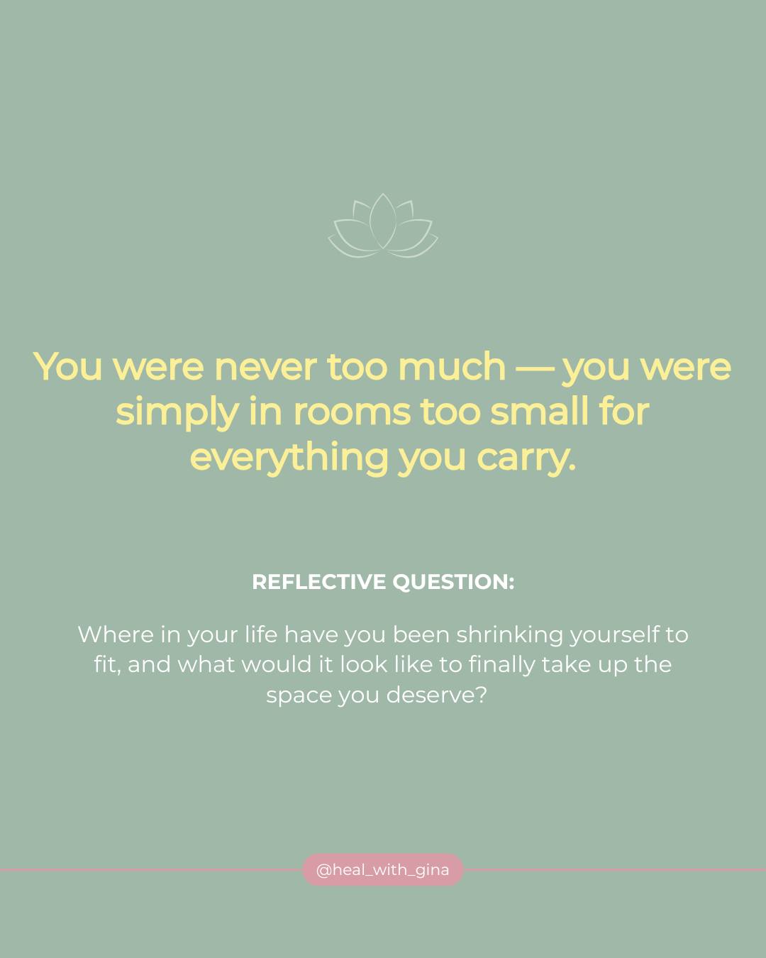 How often do you catch yourself holding back…just to be easier to receive?
Less opinionated.
Less visible.
Less you.
Not because you don’t know who you are — but because it once felt safer to take up less space.
This is your reminder: you don’t have to shrink to belong.
Start small.
Let yourself be a little more honest.
A little more expressed.
A little more seen.
What’s one place in your life where you’re ready to show up more fully? 🤍
#SelfWorth #YouAreEnough #ConfidenceJourney #TakeUpSpace #KnowYourValue #SelfBelief #InnerStrength #OwnYourPower