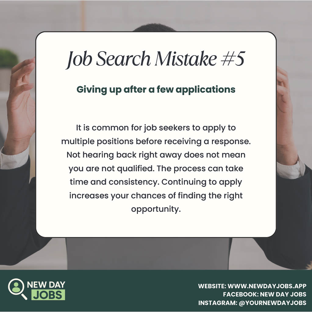 Follow New Day Jobs for more job tips, resources, and opportunities.
#jobsearch #jobsearchtips #careertips #nowhiring #jobseekers #hiringnow #careerhelp #jobadvice #jobhunt #jobsearchhelp #applynow #entryleveljobs #careergrowth #motivationdaily #keepgoing #opportunity #workopportunities #secondchance #fairchancehiring #reentrysupport #reentryprogram #newdayjobs