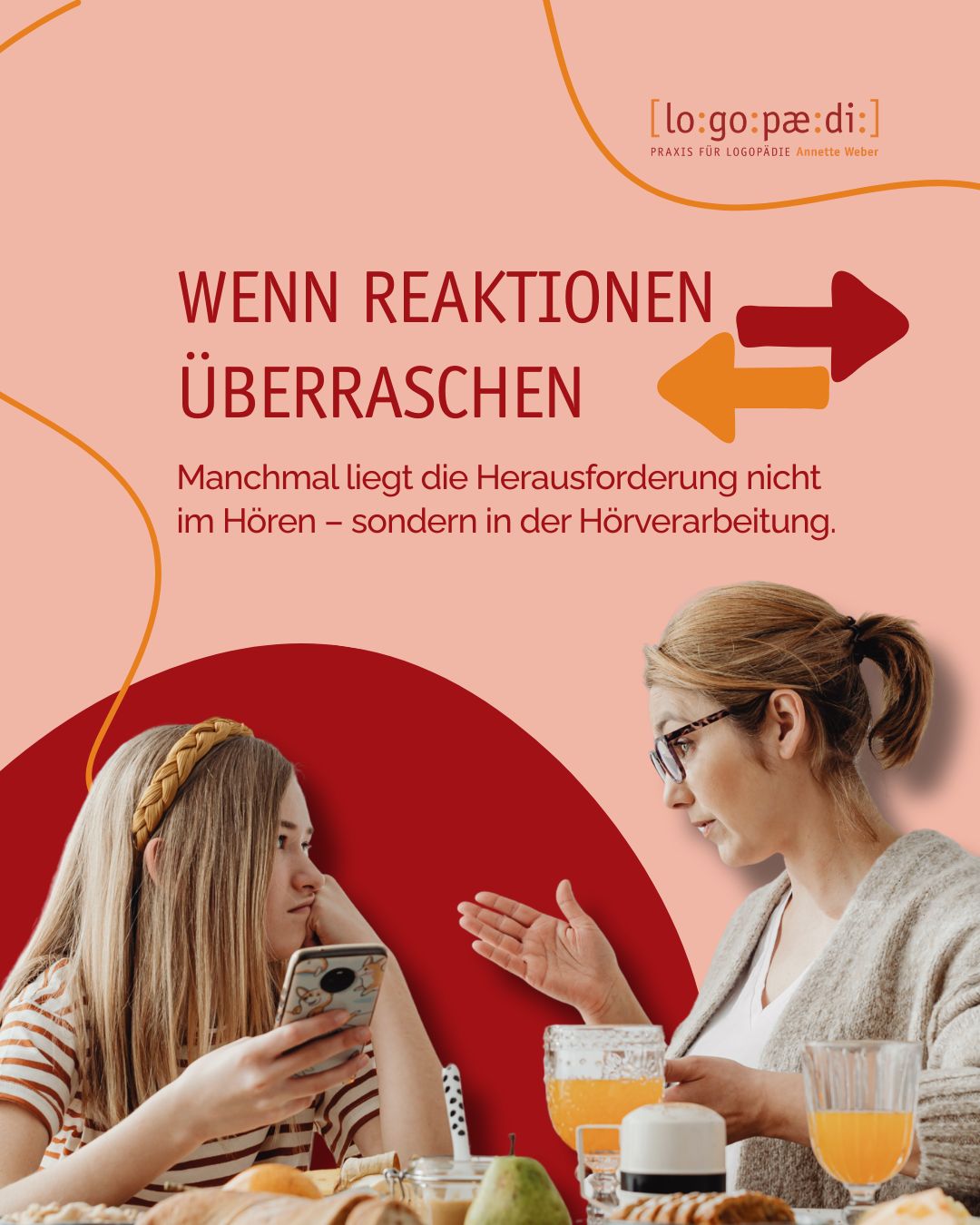 Im Alltag zeigen sich oftmals Situationen, die Eltern verunsichern können: ⤵️
Das eigene Kind reagiert anders als erwartet, obwohl ruhig gesprochen, erklärt oder um etwas gebeten wurde. 🤔
Man ruft zum Abendessen, gibt eine einfache Aufgabe oder erklärt etwas in Ruhe und trotzdem scheint das Gesagte nicht richtig anzukommen.👂🏼
Manche Kinder hören Geräusche völlig normal und haben dennoch große Mühe, Sprache zu verstehen. 😣
Der Grund kann eine auditive Verarbeitungs- und Wahrnehmungsstörung (AVWS) sein. Dabei funktioniert das Hören im Ohr gut, aber die Verarbeitung der Höreindrücke im Gehirn gelingt nicht ausreichend.
📚 Das kann sich besonders im Alltag und in der Schule zeigen:
• Schwierigkeiten beim Verstehen von Aufgaben
• Probleme beim Lesen und Schreiben
• schnelle Überforderung in lauter Umgebung
• Konzentrationsprobleme beim Zuhören
Je früher diese Schwierigkeiten erkannt werden, desto gezielter können Kinder unterstützt werden und desto leichter fällt ihnen der (Schul-) Alltag. 😌
In unserer Praxis trainieren wir mit den Kindern Schritt für Schritt die Hörverarbeitung. 🧡
Sie lernen Strategien, um Herausforderungen auszugleichen – für mehr Sicherheit, mehr Selbstvertrauen und einen entspannteren Schulalltag. 🤗
Besteht der Eindruck, dass ein Kind betroffen sein könnte?
Gerne beraten wir euch individuell und persönlich in unserer Praxis in Salzkotten. 😊
#logopädiesalzkotten #avws #hörverarbeitung #logopädie #salzkotten