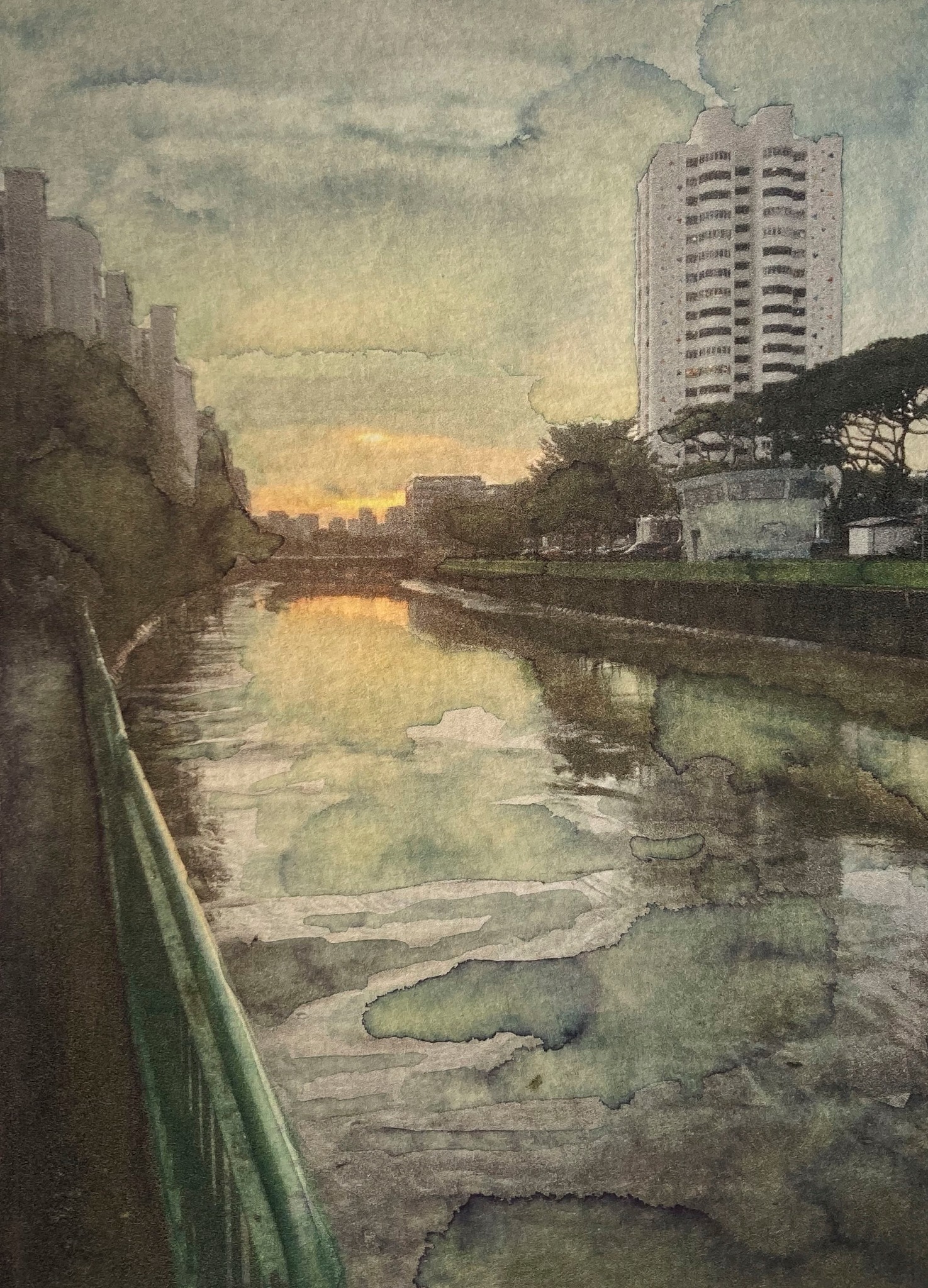 @nicolefrystudios
“After immigrating to Singapore, walking has become a way to steady myself in an unfamiliar culture. Casual photography is a key part of these walks and become the base layer of my paintings. The images are printed and then altered, inviting quiet contemplation of these liminal environments– a pause amid an otherwise visually noisy world.”
See Nicole Fry's work in the (un)Focused show @kcartistscoalition May 15-July 3