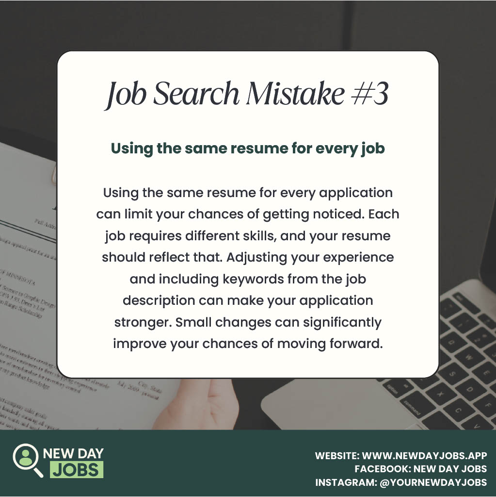 Follow New Day Jobs for more job tips, resources, and opportunities.
#jobsearch #jobsearchtips #careertips #nowhiring #jobseekers #hiringnow #careerhelp #jobadvice #jobhunt #jobsearchhelp #applynow #entryleveljobs #careergrowth #motivationdaily #keepgoing #opportunity #workopportunities #secondchance #fairchancehiring #reentrysupport #reentryprogram #newdayjobs
