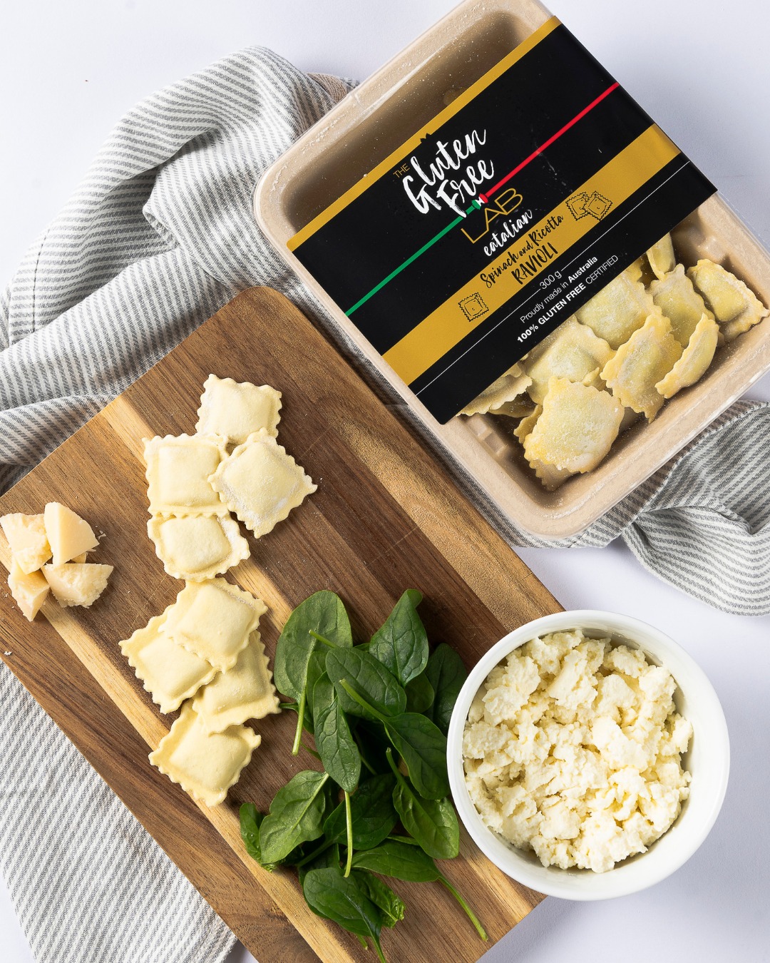 We’ve done the hard part… you just add the sauce 👀
Spinach & Ricotta Ravioli: soft, creamy, and ready for your twist.
So… what’s your go-to?
Pesto, tomato or butter & sage? 😏
#GlutenFreeAustralia #CoeliacAustralia #CoeliacFriendly #GlutenFreeLiving #PerthEats