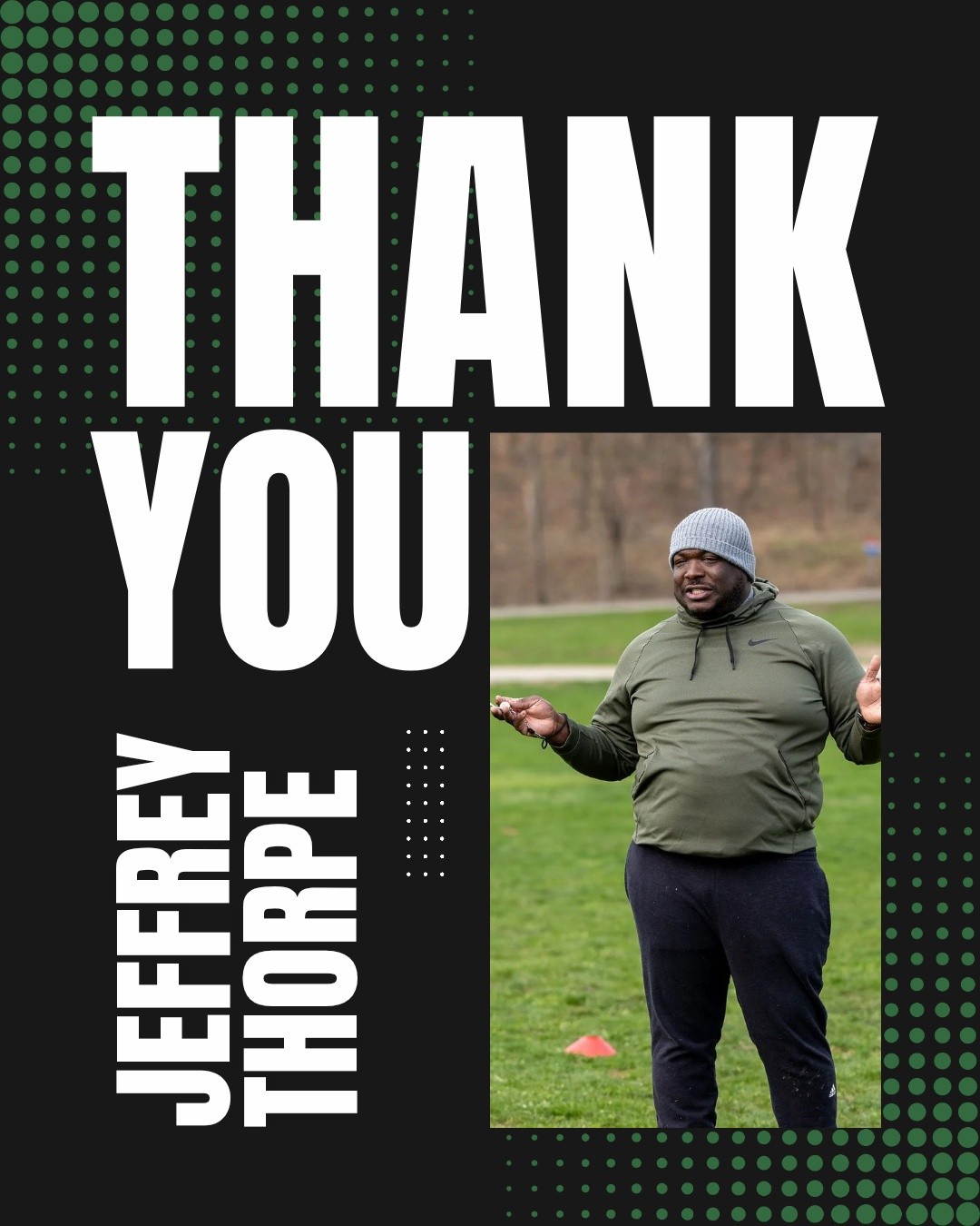 HUGE thank you to Jeffrey for coming out and helping us with Rugby 102! 🏉 Thank you for taking time out of your busy schedule to teach us all things Forwards. Can't wait to start scrumming this season!!