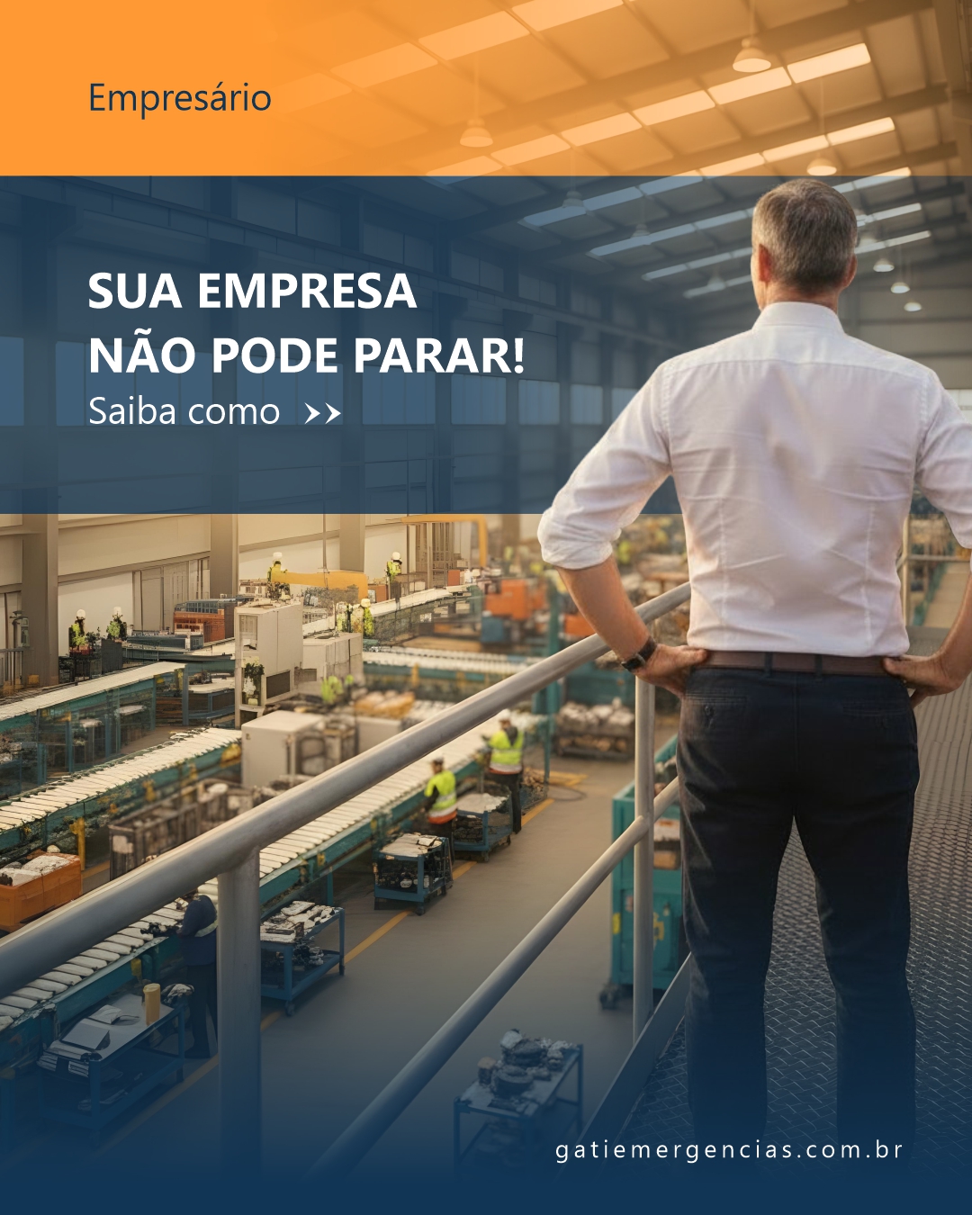Sua empresa não pode parar.
Um mal súbito, um acidente de trabalho ou uma exigência ocupacional mal conduzida pode gerar afastamentos, passivos trabalhistas e prejuízos operacionais.
Em Leme e Pirassununga, empresários contam com o Gati para ter uma estrutura médica completa sustentando suas operações.
Se sua empresa ainda não possui uma retaguarda médica estratégica, este é o momento de fortalecer sua base.
📞 Fale com o setor comercial: 0800 770 0930
www.gatiemergencia.com.br