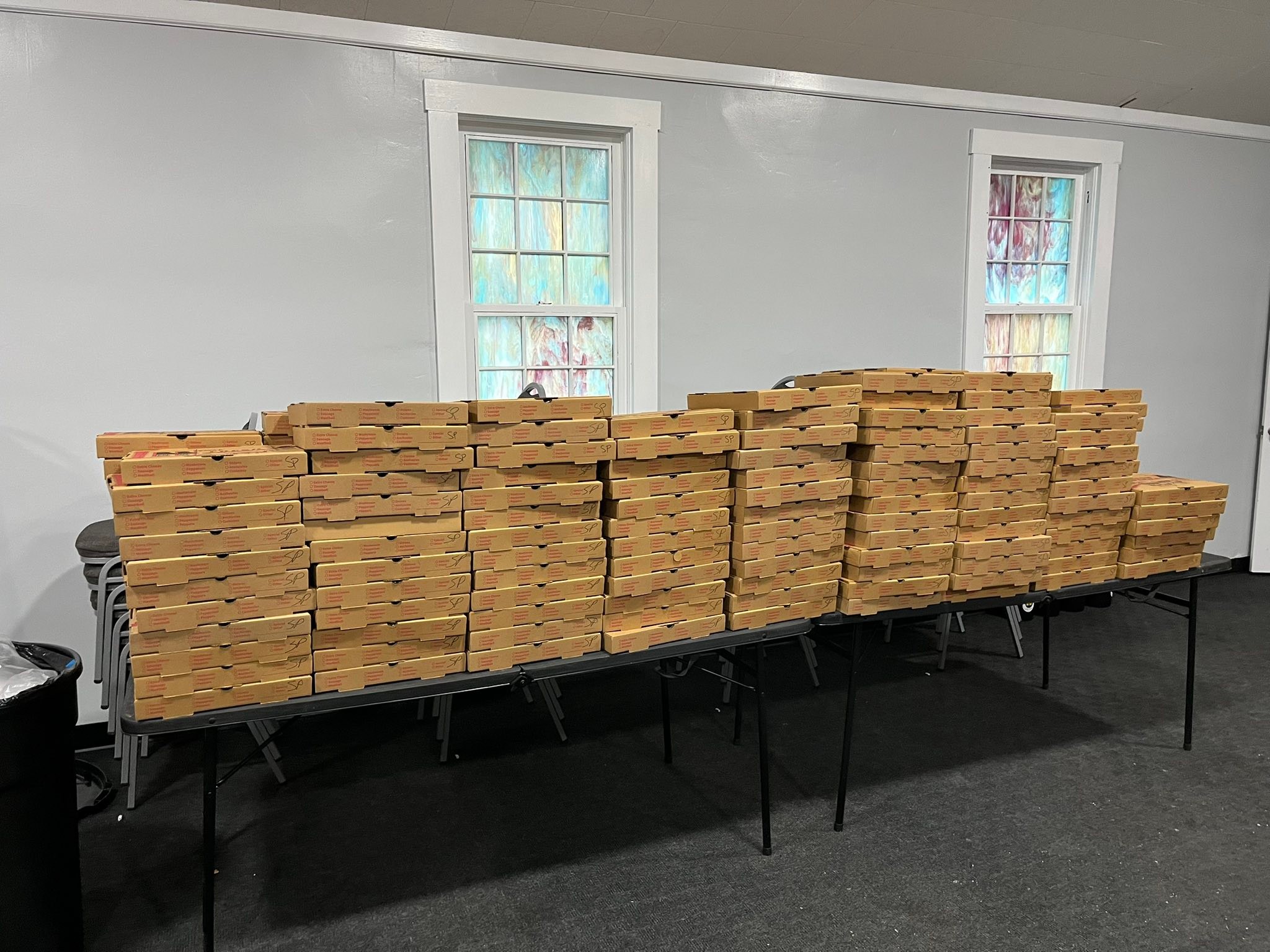 Behind The Wire Ministries has 600 prepared pizzas left. Please help us reach our goal! You can pick up as many as you want for a FREE-WILL DONATION! Let’s go!
