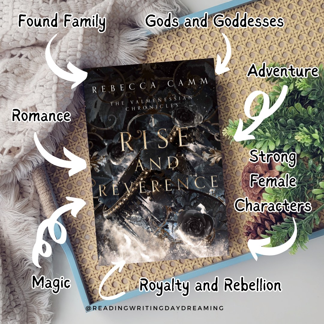 🖤 Rise and Reverence - Book Two of The Valmenessian Chronicles 🖤
Now part of a completed series! 🥳
Blackmailed into leaving her home, Evelyn finds herself trapped in Royal Bay and betrothed to a prince. However, things aren’t as they seem, and to uncover secrets and keep her friends safe, Evelyn must play the part King Dominic demands of her.
Freed from the magical bonds that tied her to a tyrant king, Nora is forced to reconcile with her past actions. But can she ever learn to trust someone again?
August’s emotions and magic run unchecked, making him a threat to all those around him. Deep in the Periculum Mountains, August will find help, unearth secrets, and discover more than he bargained for.
As all three battle their own demons, a greater evil grows with each sacrifice to the Makers.
The rebels will rise.
The king will demand reverence.
Valmenessia will be changed forever.
All three books and two novellas are available for you to binge read. Jump into the world of Valmenessia today!
#Book #Bookstagram #Fantasy #FantasyBooks #readersofinstgram #booksofinstgram #bookish #Bookworm #Bookdragon #Instabook #Bookquote
#liarsandlight #readingwritingdaydreaming #reading #indiewriter #indieauthor #indiebooks #fantasyread #thevalmenessianchronicles