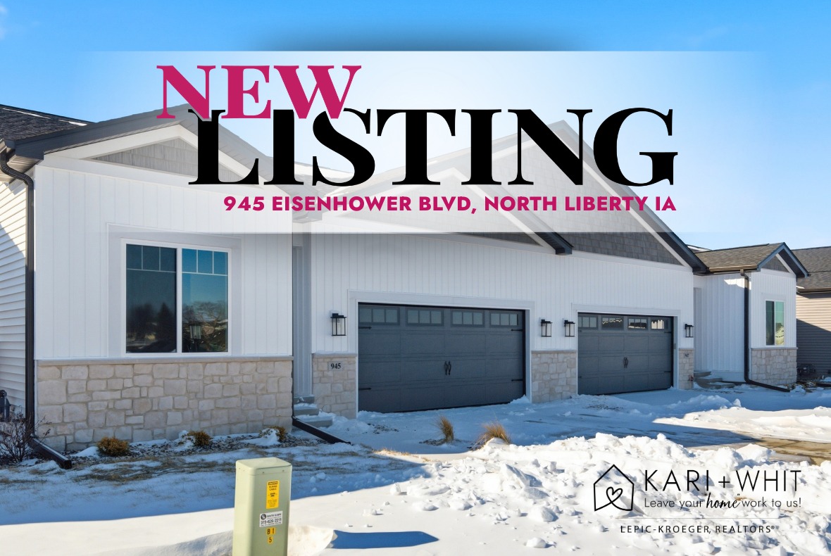 โจ 945 Eisenhower Blvd, North Liberty | $364,900 โจ
๐
๐
๐
ฆ ๐
๐
๐
ข๐
ฃ๐
๐
๐
Welcome to this beautifully designed four bedroom, three bathroom ranch zero lot home in the vibrant North Liberty community. As you step inside you will immediately appreciate the main level's bright, open concept layout enhanced by large windows that fill the space with natural light. The stylish kitchen features beautiful white cabinetry, stainless steel appliances with gas range, and stunning quartz countertops, complete with a breakfast bar and a chic subway tile backsplash. The eat-in dining area seamlessly connects to the living room, which boasts trey ceilings and a cozy gas fireplace, perfect for relaxation. Enjoy tranquil moments in the four seasons room, ideal for morning coffee or quiet evenings. The primary bedroom offers a tray ceiling, an ensuite bathroom with dual vanities, and a spacious walk-in closet for all your storage needs. Additionally, a versatile room on the main level can serve as an office, nursery, or flex space. The fully finished lower level provides a large living area, two additional bedrooms, a bathroom, and ample storage. Located near so many fabulous local amenities and just a couple of minutes from interstate 380, this new construction home offers the perfect blend of comfort, modern living and convenience! Schedule your showing today!
https://picyourhouse.net/Media/marketingkit2.asp?nSiteID=2889921