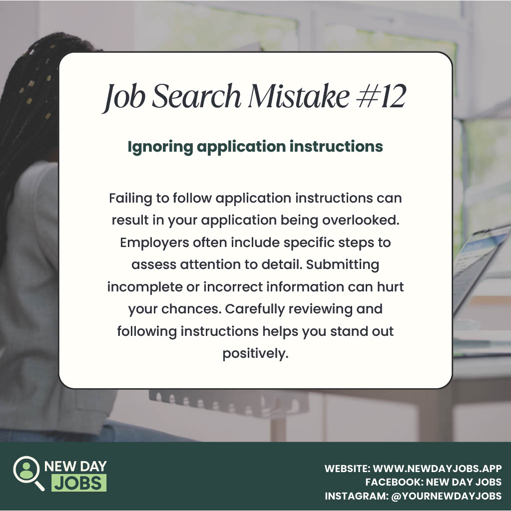Follow New Day Jobs for more job tips, resources, and opportunities.
#jobsearch #jobsearchtips #careertips #nowhiring #jobseekers #hiringnow #careerhelp #jobadvice #jobhunt #jobsearchhelp #applynow #entryleveljobs #careergrowth #motivationdaily #keepgoing #opportunity #workopportunities #secondchance #fairchancehiring #reentrysupport #reentryprogram #newdayjobs