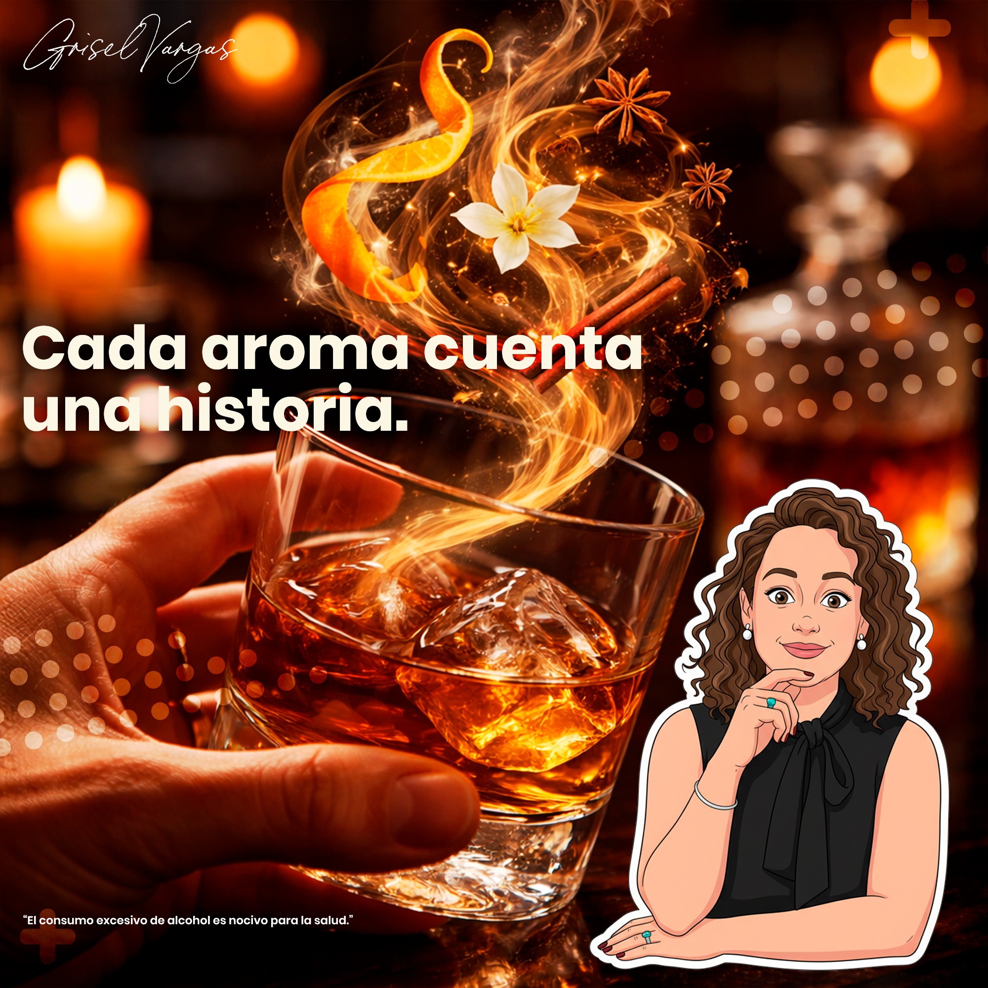 Cada aroma cuenta una historia
Detrás de cada cata hay método, disciplina e interpretación.
De la idea a la experiencia sensorial: descubre cómo transformamos conceptos en destilados exitosos. Visita nuestro sitio web. www.griselvargas.com