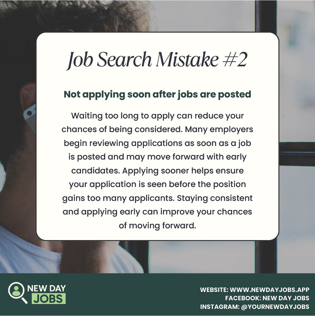 Follow New Day Jobs for more job tips, resources, and opportunities.
#jobsearch #jobsearchtips #careertips #nowhiring #jobseekers #hiringnow #careerhelp #jobadvice #jobhunt #jobsearchhelp #applynow #entryleveljobs #careergrowth #motivationdaily #keepgoing #opportunity #workopportunities #secondchance #fairchancehiring #reentrysupport #reentryprogram #newdayjobs