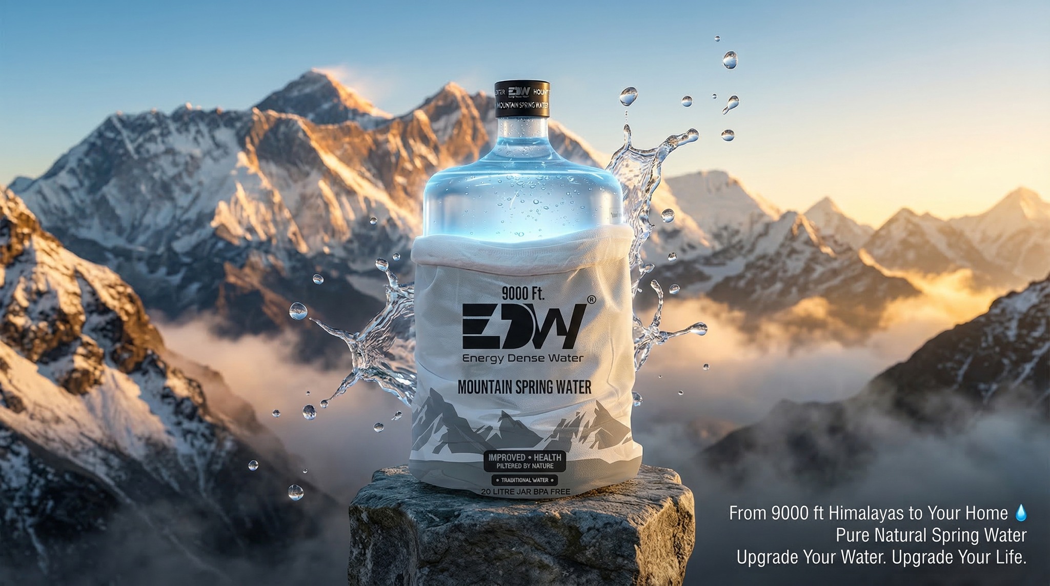 What if your daily water came straight from the Himalayan mountains? 🏔️💧
Introducing Himalayan Mountain Spring Natural Water – 20 Litre Jar
Pure. Untouched. Naturally filtered through rocks for thousands of years.
✨ No chemicals
✨ No RO processing
✨ Just real mineral-rich hydration
💙 Taste the difference in every sip
💙 Feel lighter, fresher, healthier
🚀 Upgrade from normal water to premium natural living
👉 Book now & experience true purity at your doorstep
#HimalayanWater #NaturalSpringWater #HealthyLiving #PremiumLifestyle #DrinkPure #EnergyDenseWater #BookMyWater #WellnessIndia 💧