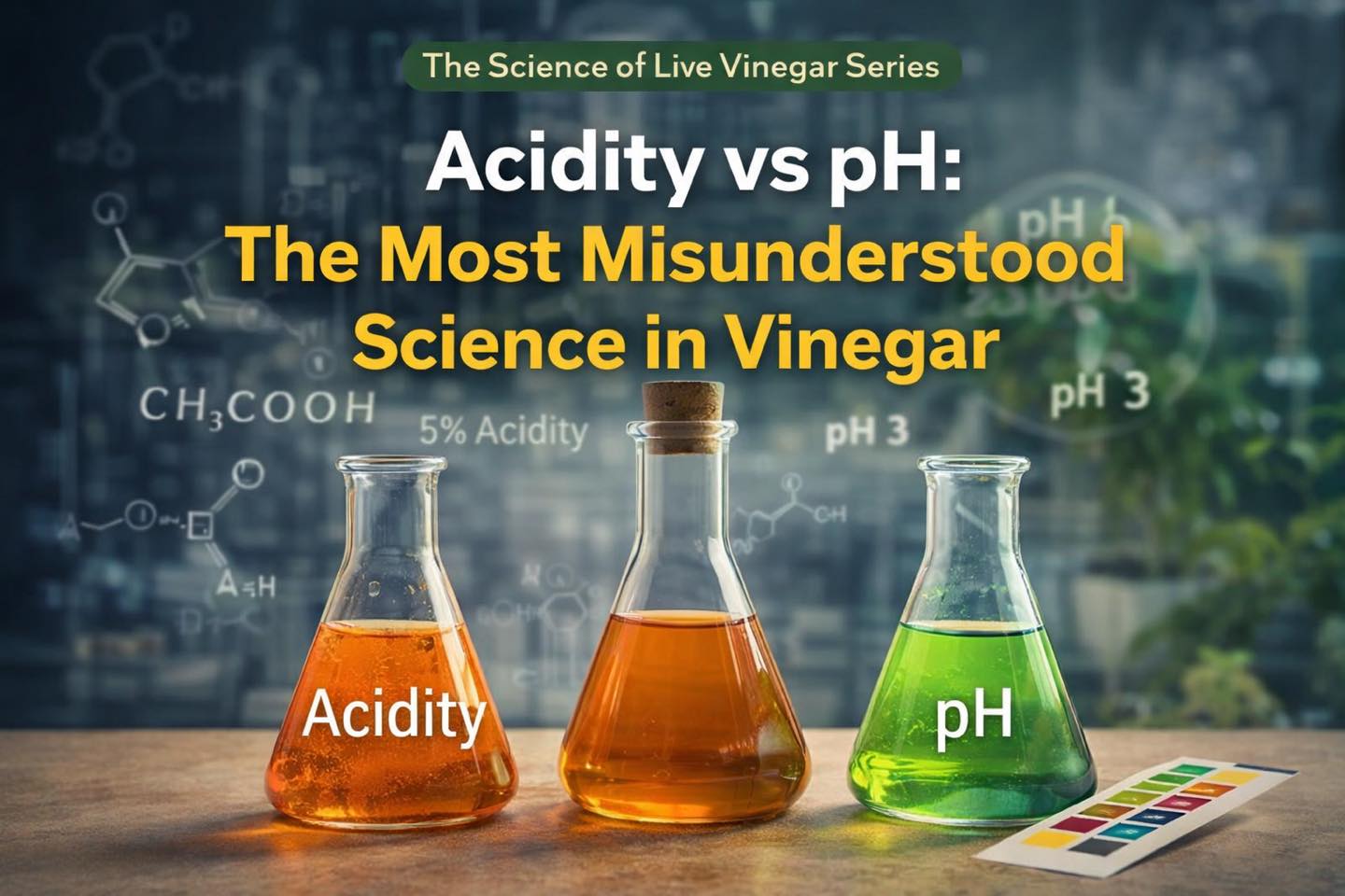 🧪✨ NEW BLOG DROP — Let’s Talk Vinegar Science! Acid, pH, & Live Vinegar oh my!!
Ever wondered why some vinegar tastes sharp and harsh… while other vinegar feels bright, smooth, and full of flavor magic?
It all comes down to one of the most misunderstood concepts in fermentation:
👉 Acidity vs pH.
In our newest article, we break down the real science behind how vinegar strength works — and why live, traditionally fermented vinegar behaves differently in your recipes, your pickles, and your kitchen experiments. 🥒
If you love fermentation, food science, or just want to level-up your pickle game… this one’s for you.
📖 Read the full article here:
👉 https://www.thetickledpickler.com/post/topic-6-acidity-vs-ph-the-most-misunderstood-science-in-vinegar
Because great flavor isn’t just craft…
it’s chemistry. ⚗️
#thetickledpickler #vinegarscience #fermentationeducation #picklescience #livevinegar #guthealthjourney #foodsciencefun #artisanfood #livevinegar