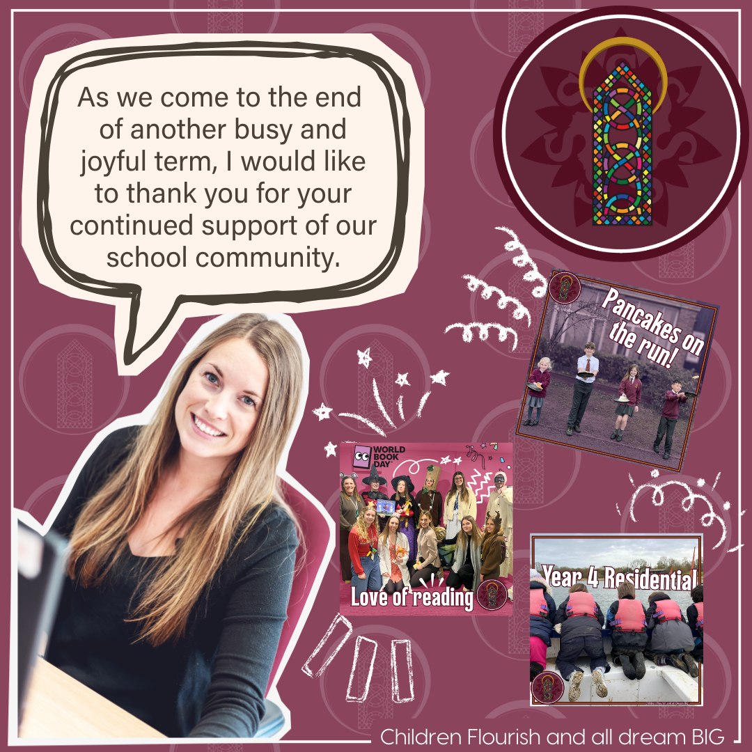 ✨ This term our Christian value has been forgiveness. Throughout the school, pupils have spent time reflecting on what forgiveness means in their daily lives — in friendships, in resolving disagreements, and in showing kindness and understanding to others. It has been wonderful to see the children engaging thoughtfully with this value and demonstrating it in the way they care for one another.💜
🎉 The term was full of memorable moments and enriching opportunities for our pupils. Highlights included our energetic pancake races, which brought plenty of excitement and laughter, and World Book Day, when the school was filled with wonderful costumes and a shared celebration of reading.
♻ Our youngest pupils in EYFS enjoyed a recycling workshop led by the local authority, learning about the importance of caring for our environment and service to others.
👋 It was a pleasure to welcome so many of you to Parents’ Evening and our Open Mornings. These opportunities to share the children’s progress and celebrate their achievements with families were incredibly valuable.
🔴 We also marked Red Nose Day, supporting a fantastic cause while having fun together as a school.
👏 A special thank you goes to our wonderful BSA, whose hard work and dedication brought so many enjoyable events to our community, including the much-loved Special Someone Shop for Mothering Sunday and the Easter scavenger hunt.
Finally, we gathered for a beautiful Easter service at St John the Baptist Church, thoughtfully led by Rev Gary. It was a lovely way to come together as a school community and reflect on the meaning of Easter.🌷
🌟 Thank you for your continued partnership and support. I wish all our families a restful and happy Easter break, and we looked forward to welcoming the children back next term.
.
.
.
#headofschool #endoftermmessage #SchoolCommunity #gratitude #kindness #barnack