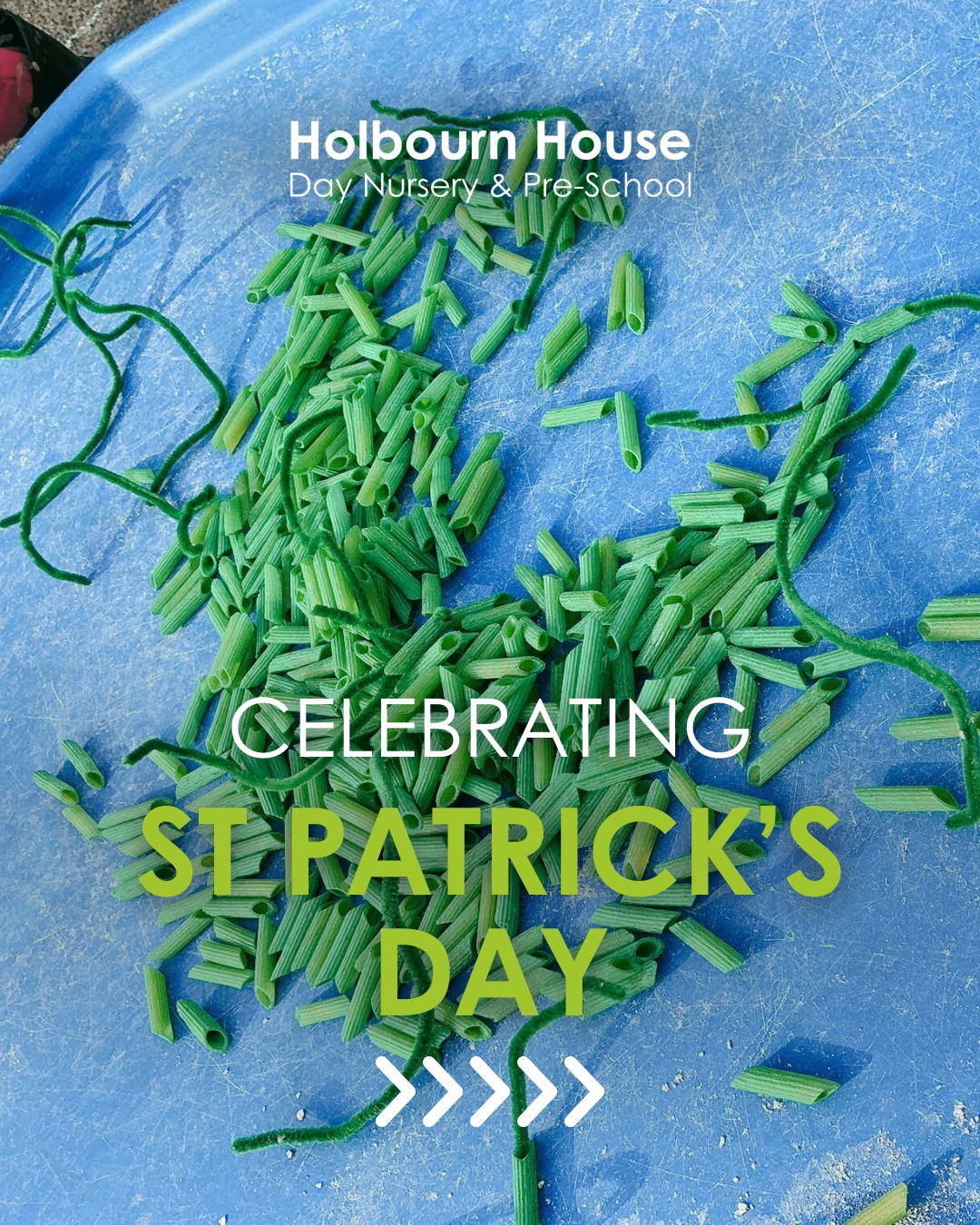 Happy St Patrick's Day! ☘️
Everything turned green today at Holbourn House as we marked St Patrick's Day - with coloured pasta, water and rice in our play trays, shamrock counting and chalk drawings in the sunshine and lots of other green-themed activities to spark children's curiosity and imagination.
Have a lucky day! 💚
#StPatricksDay #StPatricksDay2026 #HolbournHouse #Lucky #GoGreen