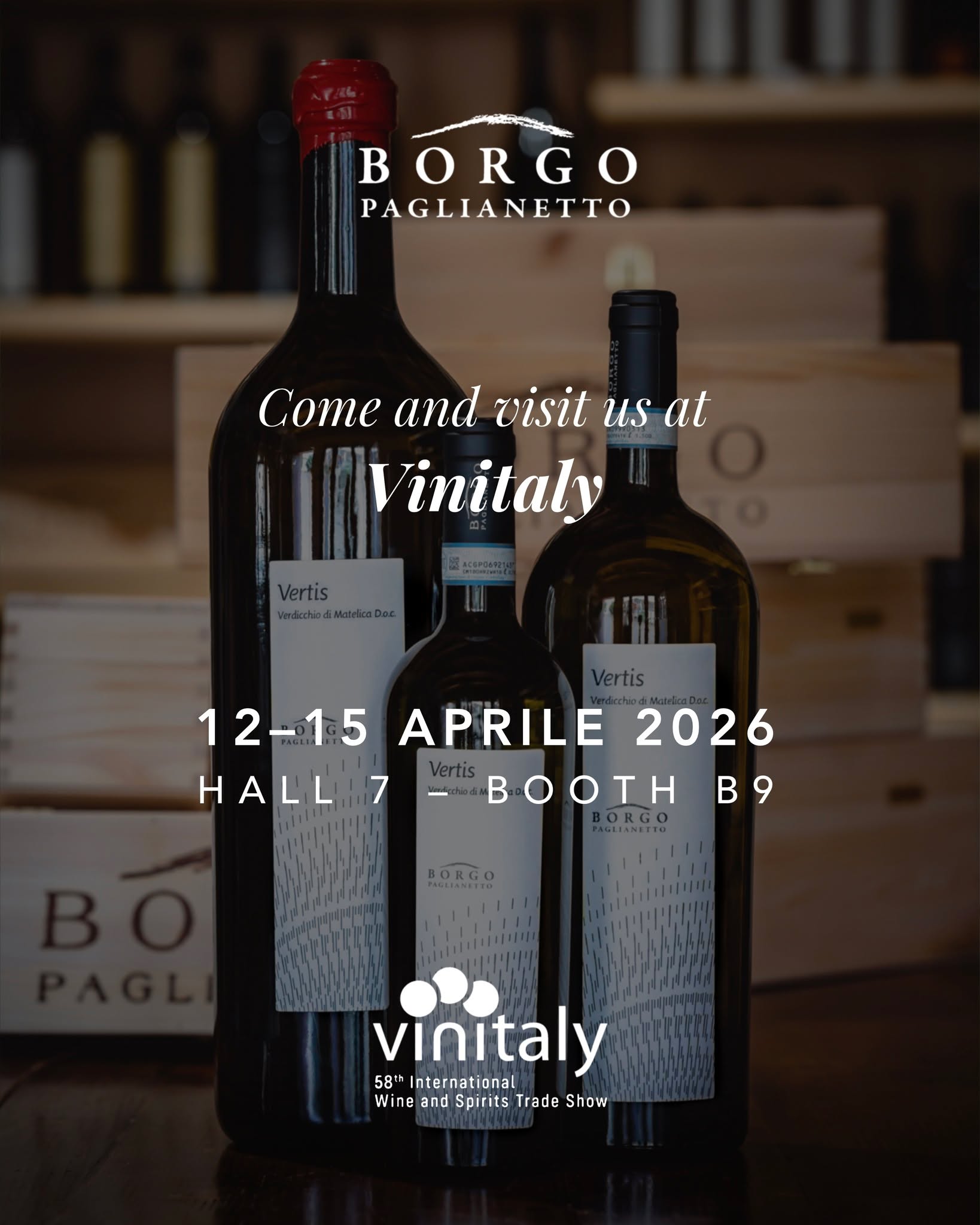 Ci siamo.
Lo stand è pronto e l’attesa è finita: ci vediamo domani, 12 aprile, dalle ore 10 al nostro stand B9, Padiglione 7.
Vi aspettiamo per condividere un momento insieme e brindare a nuove connessioni. Non vediamo l’ora.🍾
Here we are.
The stand is ready and the wait is over: see you tomorrow, April 12th, from 10 AM at our booth B9, Hall 7.
We look forward to welcoming you and raising a glass together to new connections. 🍾
#verdicchiodimatelica #borgopaglianetto #matelica #madeinitaly #organic #vinoitaliano #winelovers