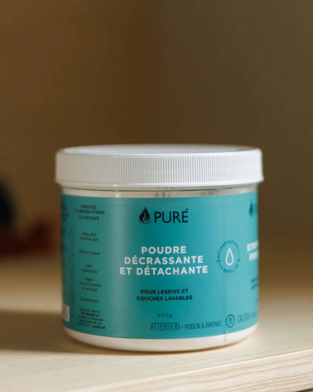 LA POUDRE DÉTACHANTE ET DÉCRASSANTE
✅Disponible en vrac
Votre nouvelle alternative pour la lessive !
La poudre décrassante et détachante de PURE est un indispensable pour redonner vie aux textiles ternis et encrassés. Elle est conçue comme un agent de trempage puissant, déloge et élimine les taches tenaces, blanchit les blancs et ravive les couleurs, sans affecter les fibres. Idéale pour les mitaines, vêtements d’hiver, habits de sport, couches lavables et textiles très sales.
Cette poudre offre un nettoyage efficace, sans compromis pour la planète. Peut aussi être ajouté directement dans la laveuse.
#espaceorganique #villedelongueuil #longueuil #marchev #zerodechet #epicerieenfamille #merci #vieuxlongueuil #centreveronneau #epiceriedequartier