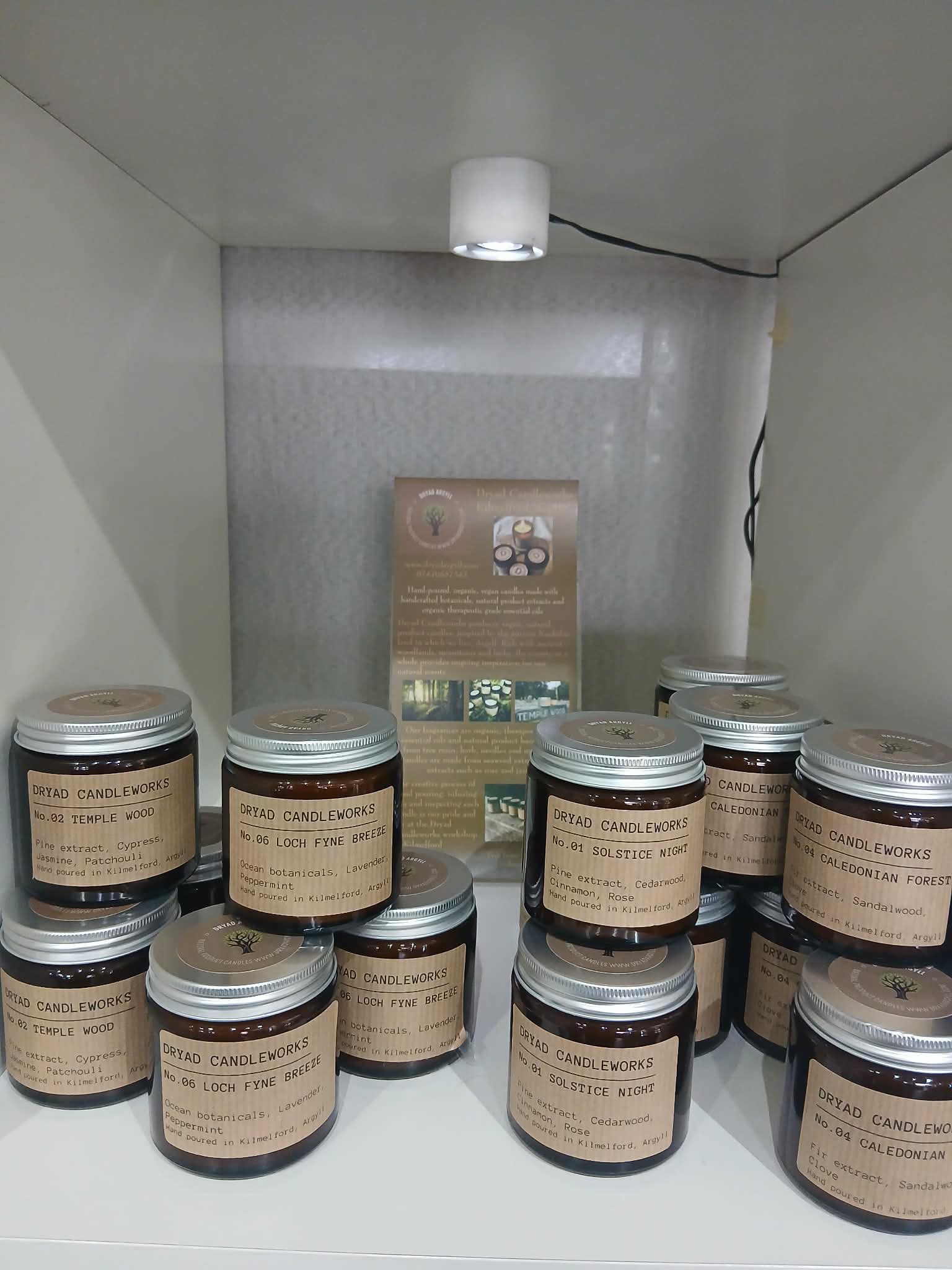 New delivery of Dryad candles just arrived!
These candles are organic,hand poured vegan candles made with hand crafted botanicals,natural product extracts and organic therapeutic grade essential oils.
