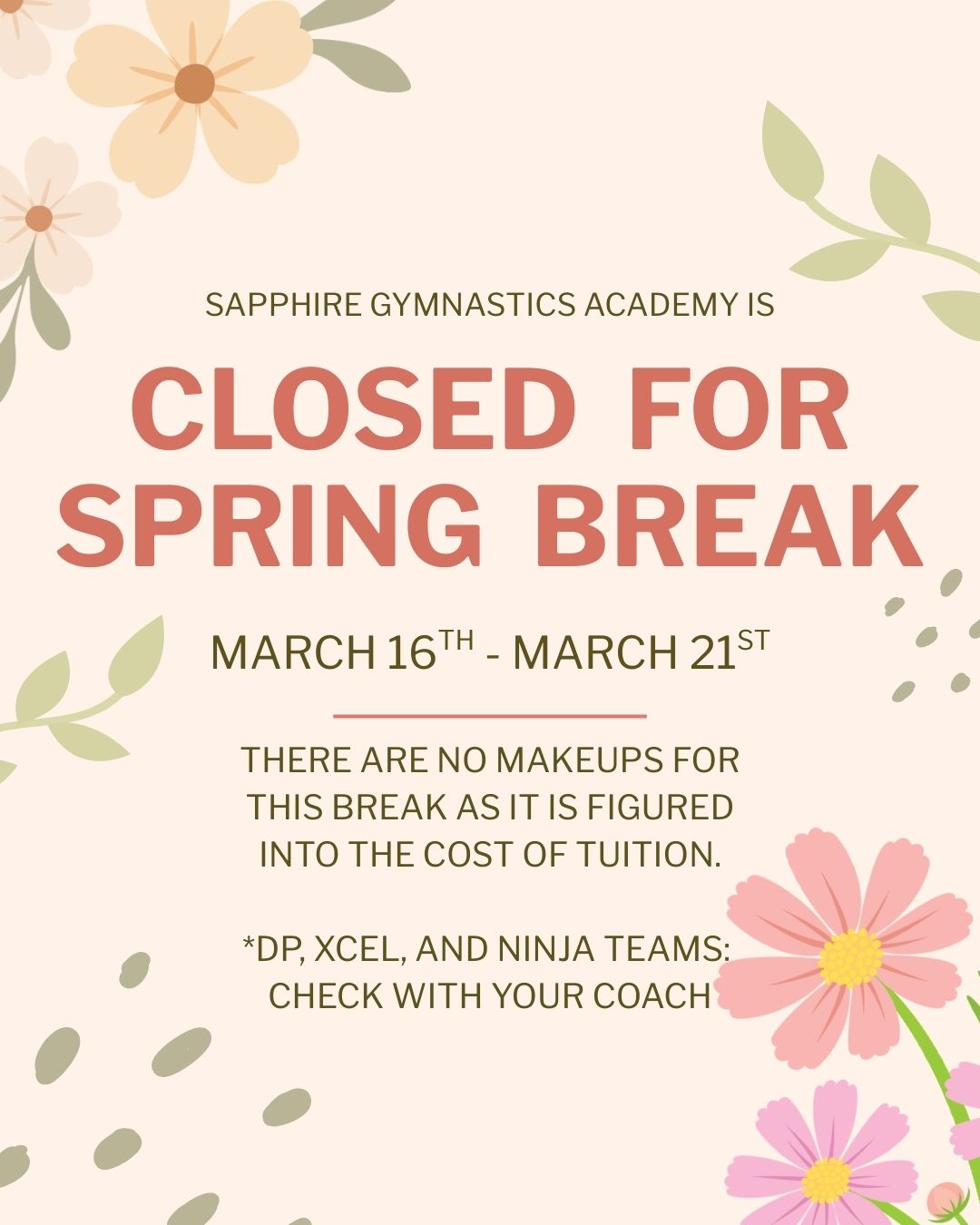 We hope everyone has a fun-filled and safe week!