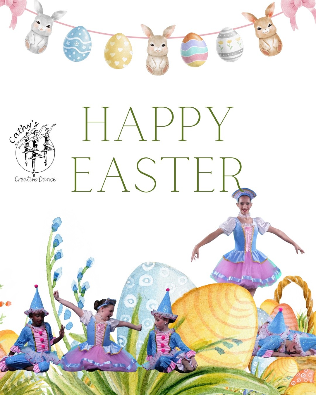 Happy Easter from our dance family to yours! 🐰🐣💙❤️ #theCCDcollaboration #CCDlove