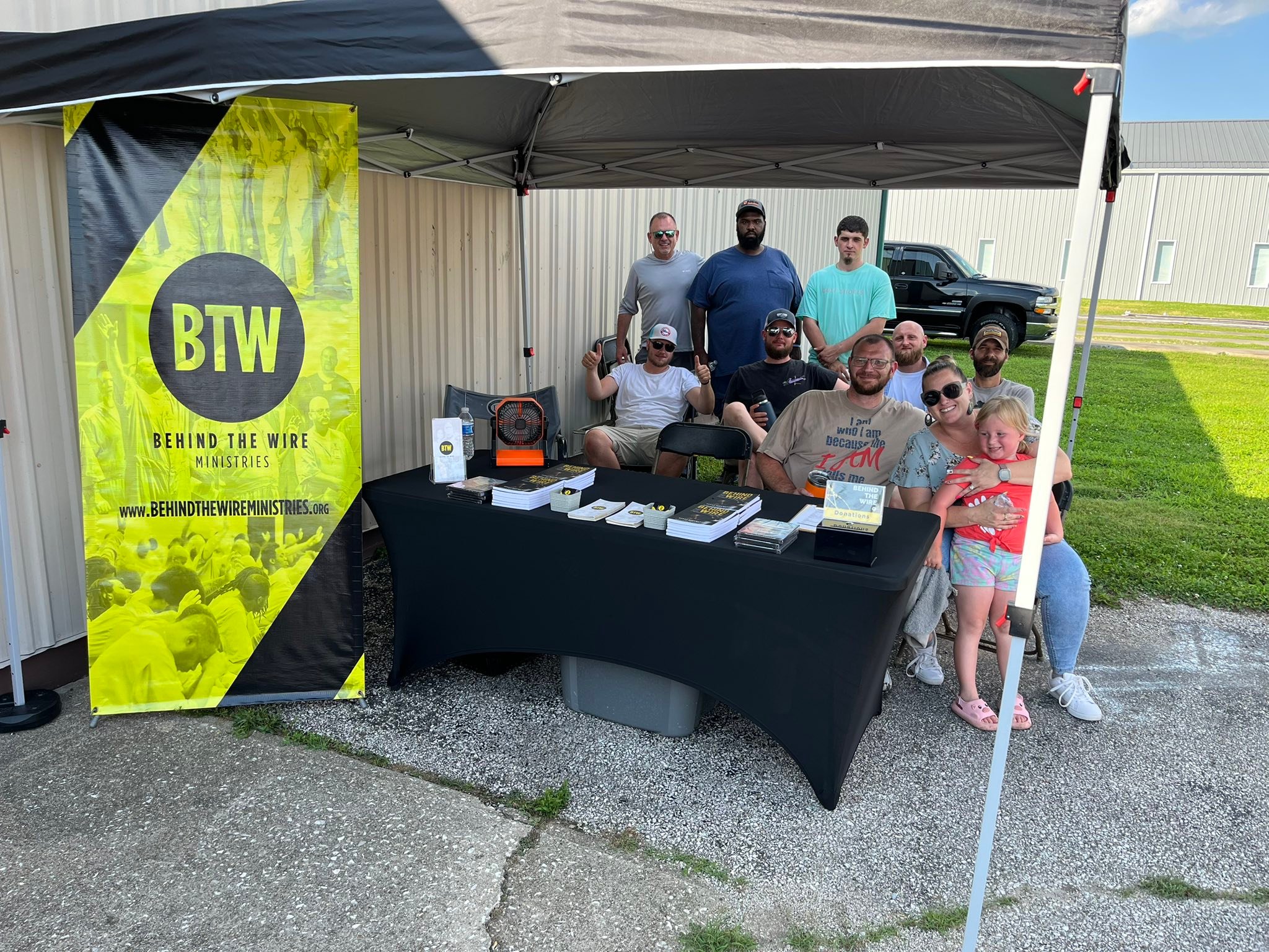 Behind The Wire Ministries representing at the Loogootee Summerfest, let’s go!
