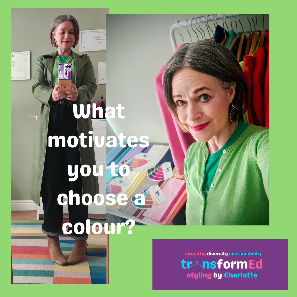 What motivates you to choose a colour to wear? Does it depend on your mood, your activity, the time of year, wanting to wear your very best or favourite colour? In one of my articles in transformEd style magazine this week, I take a look at a selection of colours and talk through the impact they can have on how you feel and how you're perceived.
Sign up for free weekly content via link in bio.
#colouranalysishull #mybestcolours #stylemagazine