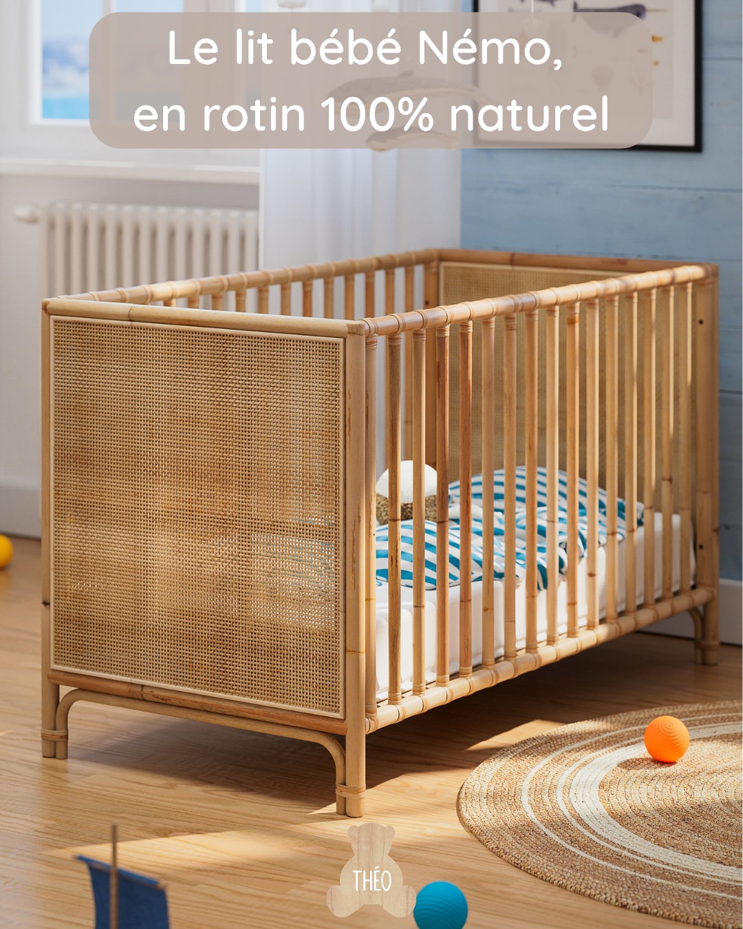 Le lit bébé Némo
Deux hauteurs de sommier pour ménager votre dos ✅
Matériaux durables et recyclables : canne, fibre de rotin et visserie inox 🌿
Livré dans un emballage 100% carton, sans plastique et entièrement biodégradable ♻️
Un geste de plus pour la planète, comme tous nos engagements éco-responsables 🌎
Et bien sûr, 3 ans de garantie dès réception, comme tous les meubles Théo Bébé ✨
#mobilierdurable #chambrebebe #litevolutif #ConfortBébé #ThéoBébé #theobebe #ChambreBébé #EcoResponsable #ParentsHeureux #MateriauxNaturels
