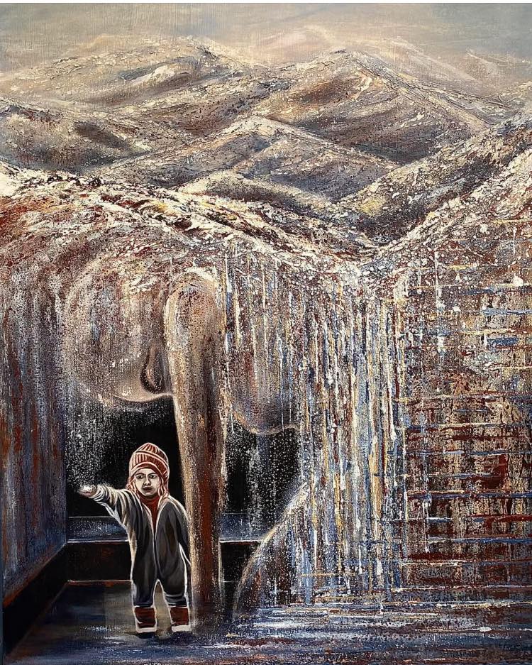 Cave
Acrylic on canvas
30x40
available