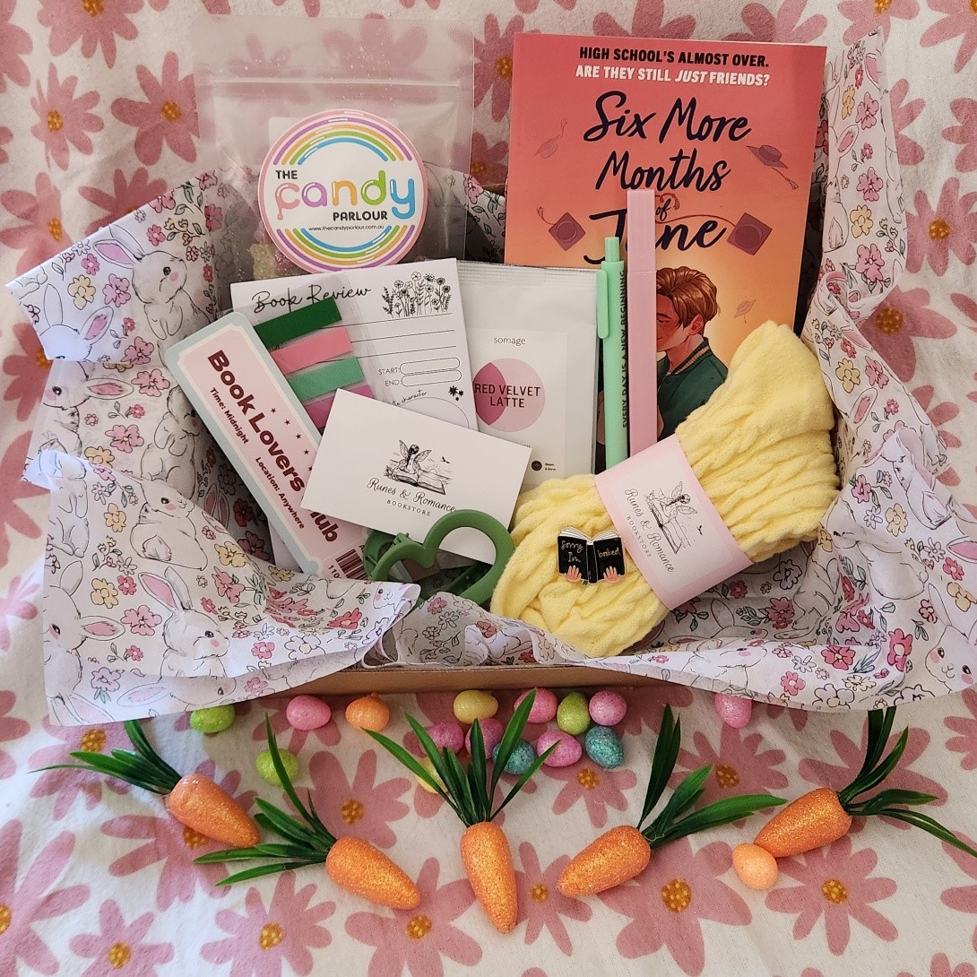 🐣🐰EASTER MARKETS🐣🐰
--Yanchep Pop-Up Series-- Capricorn Playground Yanchep -- 20th March -- 5pm - 8pm --
Thank you everyone that has told us they will be heading to the markets to see us.
📍A quick note!
Due to being a market we will not be carrying a full stocklist.
🐰We will have Easter boxes avalible with a range of YA books to choose from.
🎁We will have several extra titles to choose from in deluxe, standard or book only option.
🌸Pre-order will be open for Mother's Day!
📚If there is a particular title or book you want please pre-order these through our website so we can make sure we bring a copy for you. Select local delivery and DM us you order number and let us know!
Pre-Orders for the markets Close 9pm tonight!