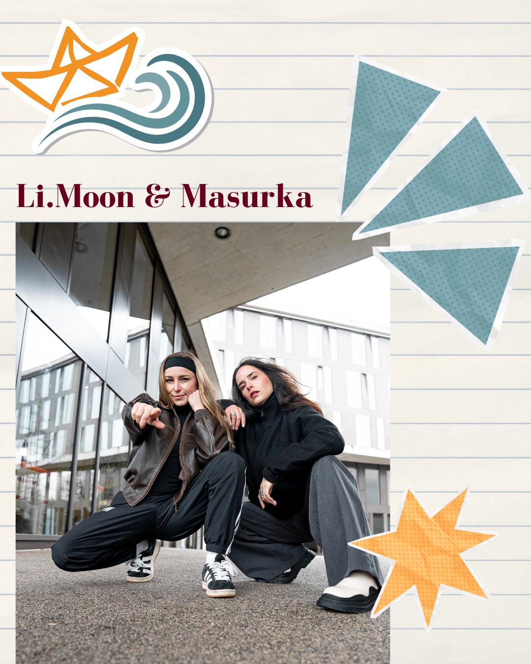 Li.Moon und Masurka sind zwei Künstlerinnen aus Heidelberg, die zu den spannendsten aufstrebenden Acts der deutschen Hip-Hop-Szene gehören 🤩 Mit kompromisslosem Flow, druckvollen Beats und einer spürbaren Bühnenchemie bringen sie frischen Wind in den deutschsprachigen Rap – selbstbewusst, laut und mit Haltung. Die beiden waren bereits Voract von Bausa und vereinen mit Hip Hop Rap und R'n'B/Soul nicht nur die Genres, sondern auch Seelen, die verschiedener nicht sein können.
.
.
#belrfestival #festival #rüsselsheim #belr #sturmfrei