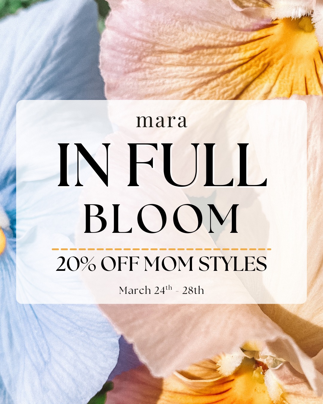 Spring has sprung, & it’s time to treat the amazing moms in your life (or yourself!) ✨ Join us for a fabulous sale featuring 20% off all off-the-rack mother-of-the-wedding dresses (even the ones that are already on sale!).
Walk-ins welcome, but appointments appreciated (especially on Saturdays!).
📅 March 24th - 28th
📍 103 North Main Street, Charles City, IA
💻 Link in bio