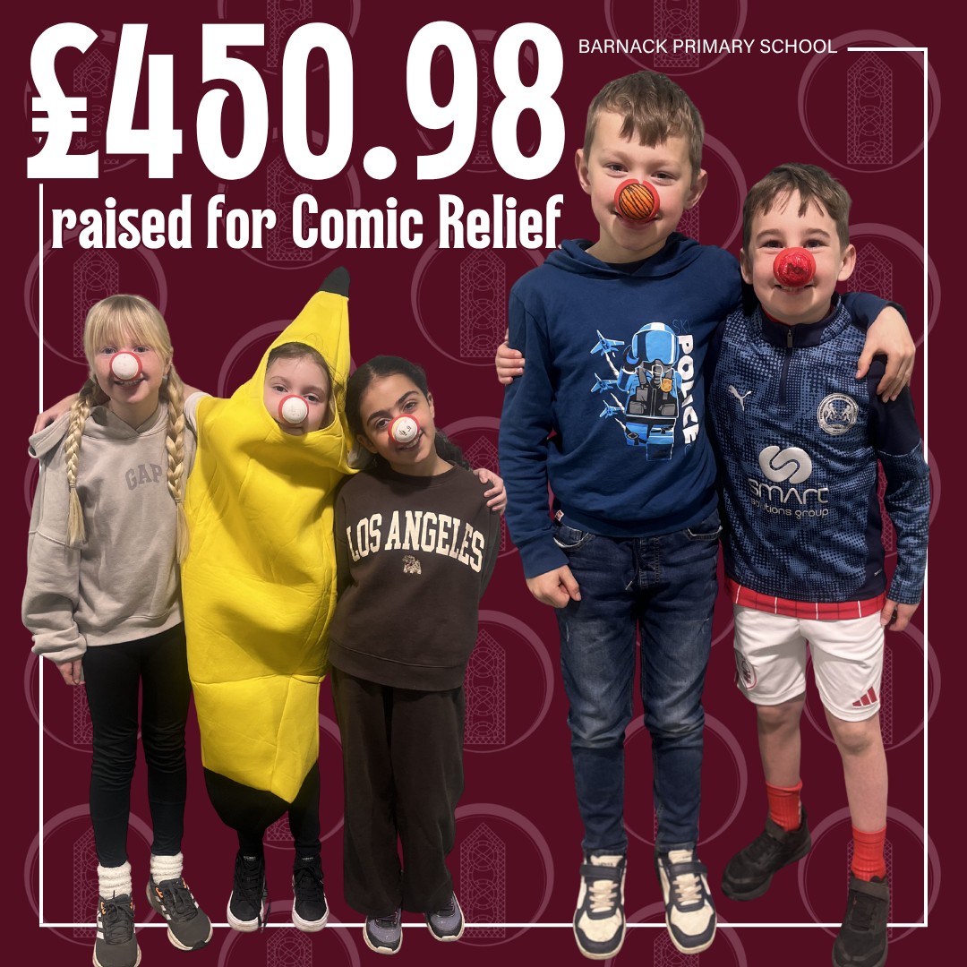 We’re proud to be supporting @comicrelief Red Nose Day this year! ❤️
Our school community has come together in fantastic spirit to raise money by:
🔴 Buying and decorating red noses
👕 Donating to wear our own clothes for the day
🎭 Voting for a teacher to wear a costume chosen by the children
Together, we have raised an amazing £450.98 for such an important cause. Thank you to everyone for your generosity and support!
.
.
.
#comicrelief #rednoseday #schoolcommunity #serviceinaction #barnack