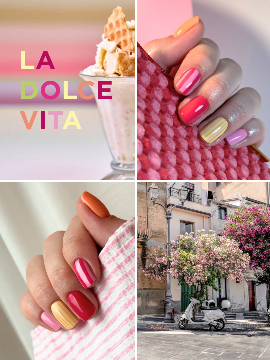 La Dolce Vita. 6 vibrant colours to transport you to the streets of Italy in Spring.